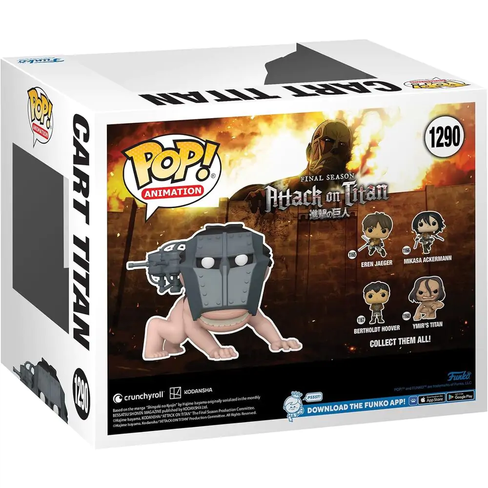 Figurka POP Super Attack On Titan Cart Titan Exclusive zdjęcie produktu