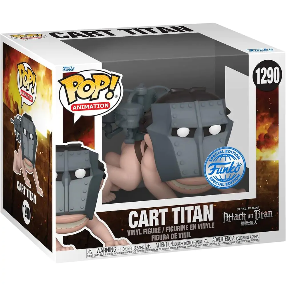 Figurka POP Super Attack On Titan Cart Titan Exclusive zdjęcie produktu