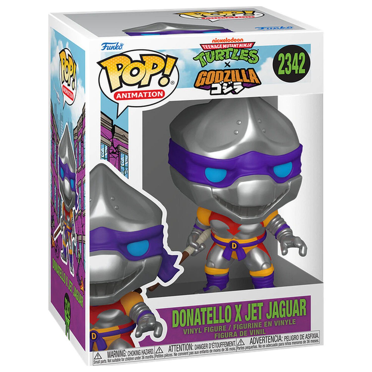 Figurka Funko POP Teenage Mutant Ninja Turtles x Godzilla - Donatello x Jet Jaguar zdjęcie produktu