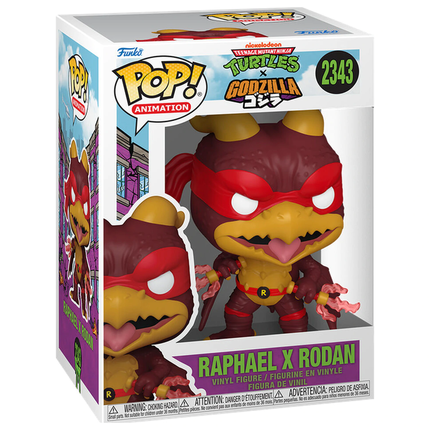 Figurka Funko POP Teenage Mutant Ninja Turtles x Godzilla - Raphael X Rodan zdjęcie produktu