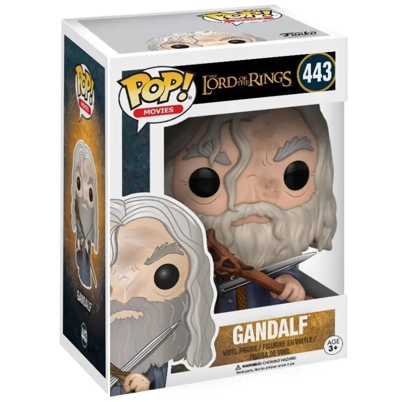 Lord of the Rings POP! Movies Figurka winylowa Gandalf 9 cm zdjęcie produktu