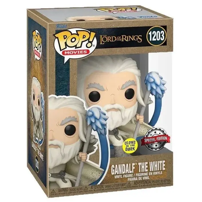 Lord of the Rings POP! Movies Figurka winylowa Dzień Ziemi 2022 Gandalf z Mieczem i Kosturem (GW) 9 cm zdjęcie produktu