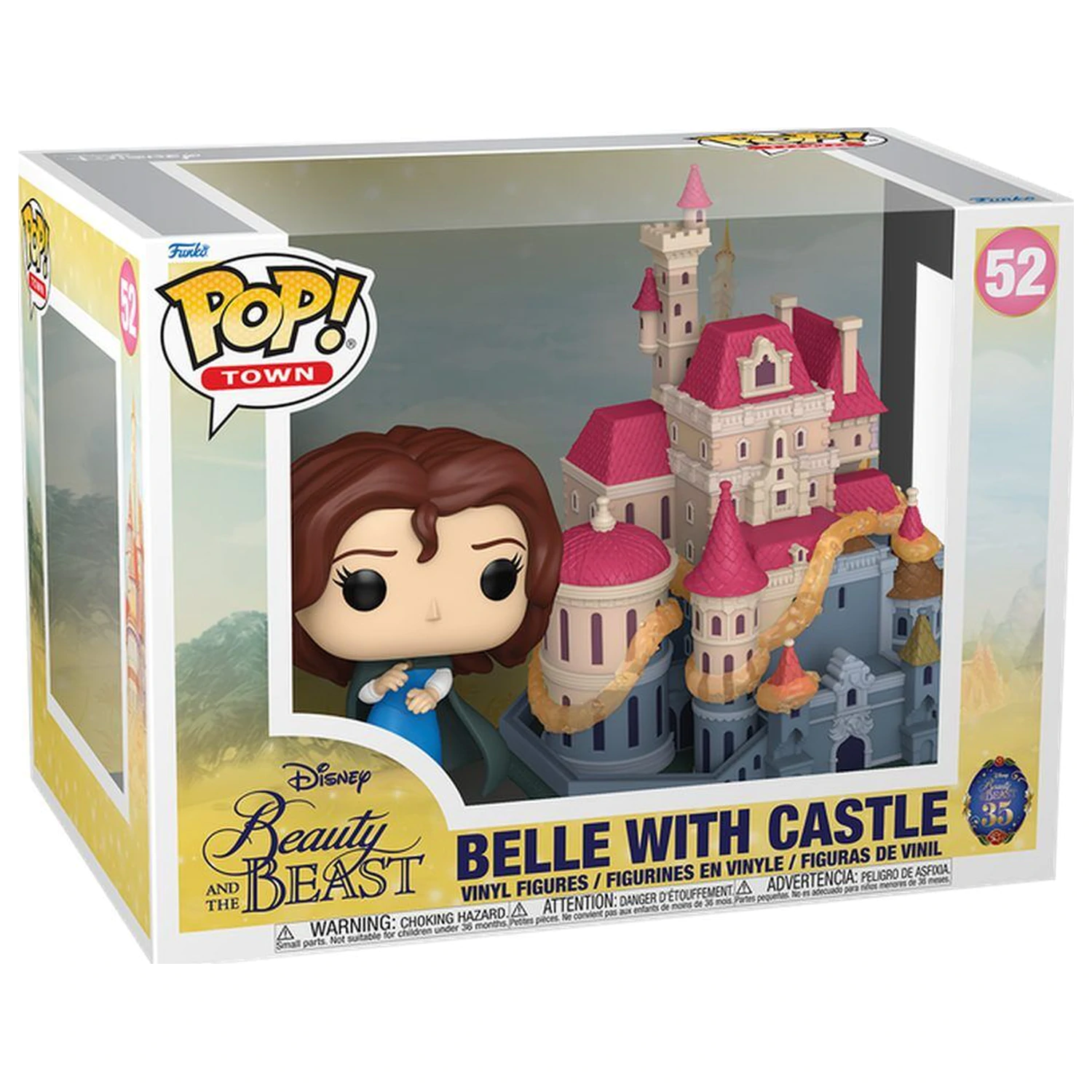 Funko POP figurka Town Disney Beauty And The Beast Towns Belle with Castle zdjęcie produktu