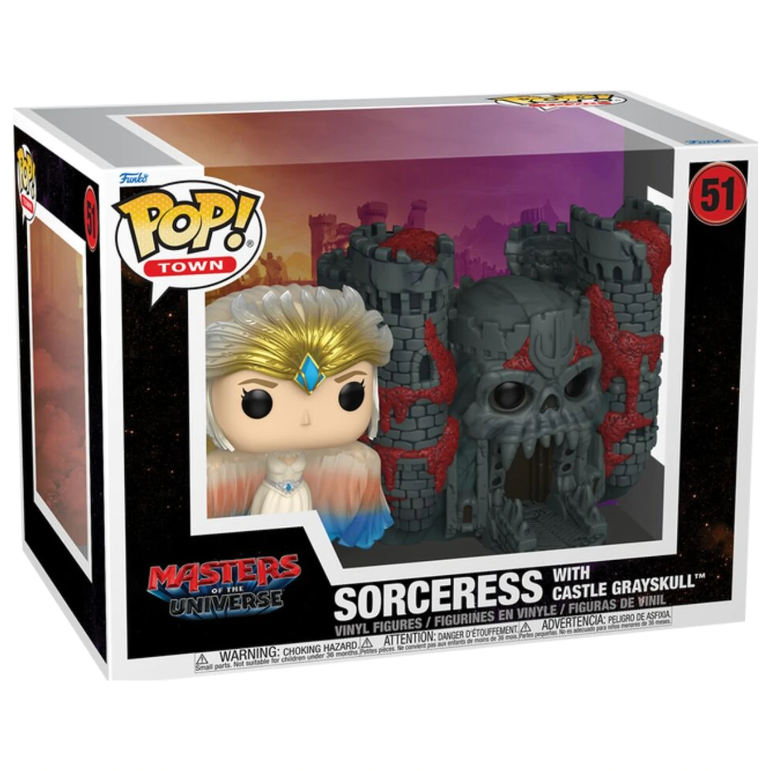 Figurka Funko POP Town Masters of the Universe Sorceress with Castle Grayskull Live Action zdjęcie produktu