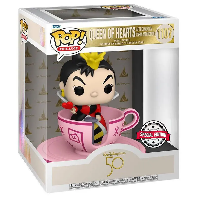 Figurka POP Walt Disney World 50th Queen of Hearts at mad tea party Exclusive zdjęcie produktu