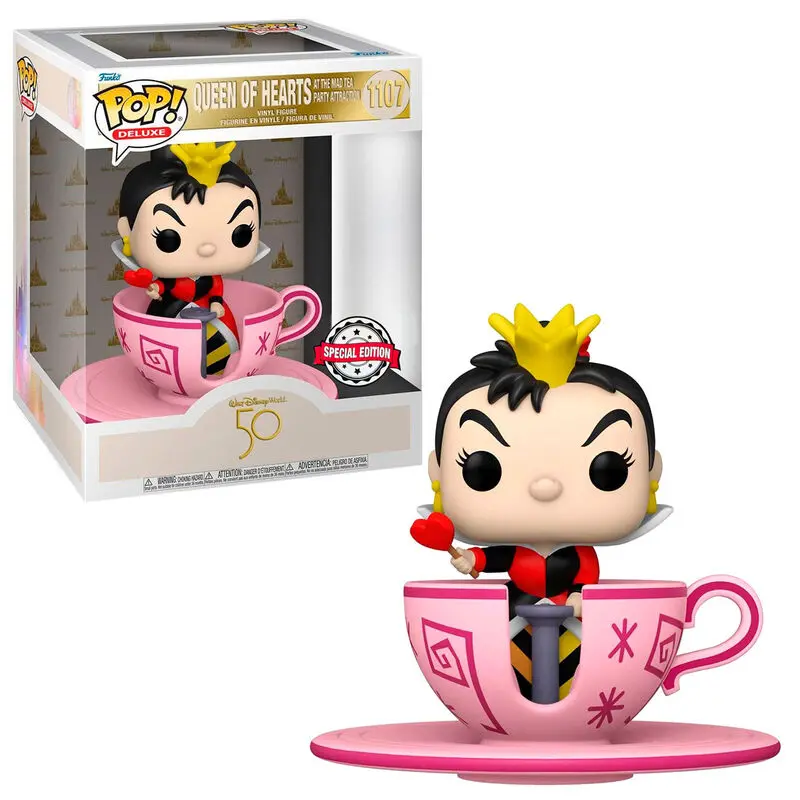 Figurka POP Walt Disney World 50th Queen of Hearts at mad tea party Exclusive zdjęcie produktu