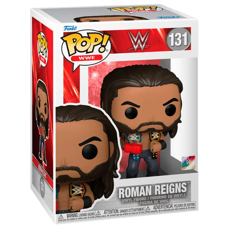 WWE POP! Figurka Vinyl Roman Reigns z Pasami 9 cm zdjęcie produktu