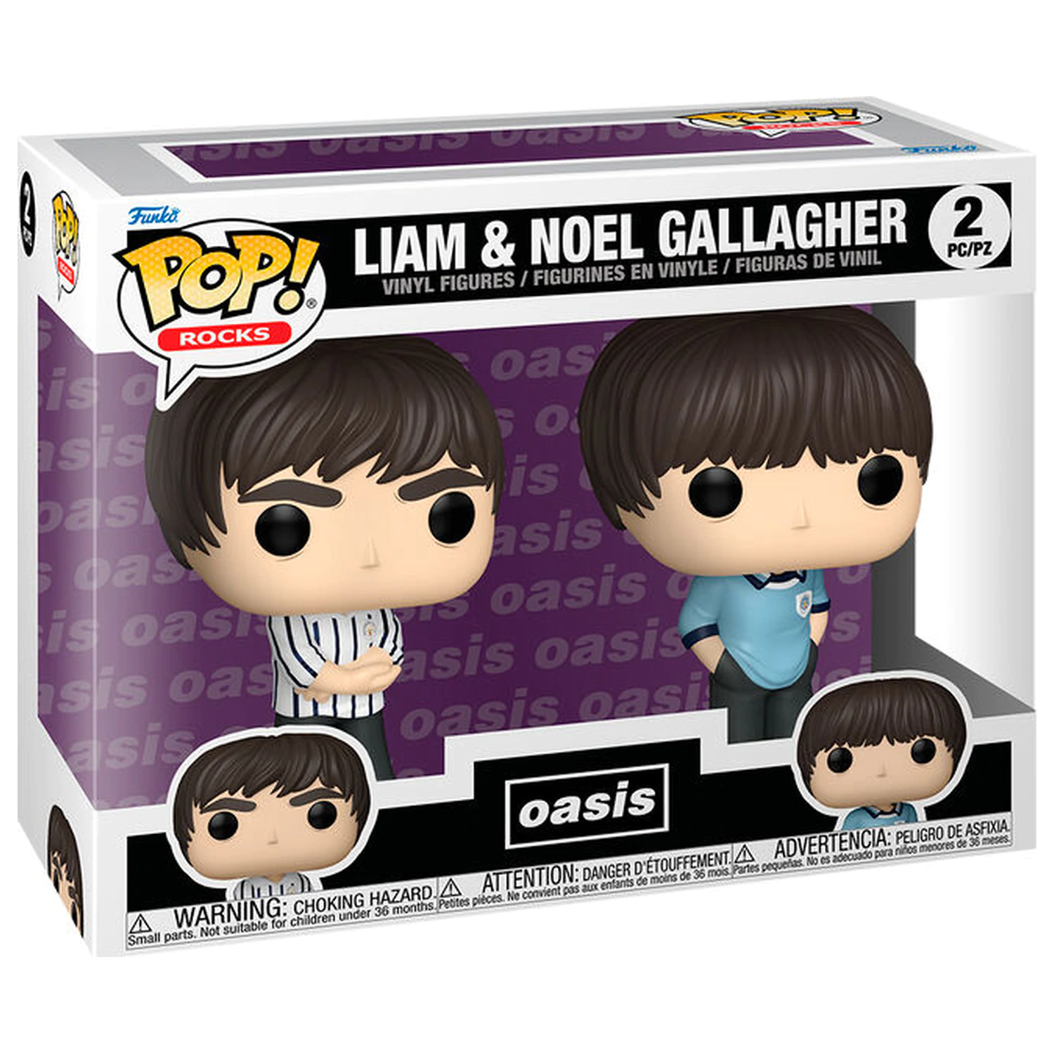 Funko POP zestaw 2 figurek Oasis Liam & Noel Gallagher zdjęcie produktu