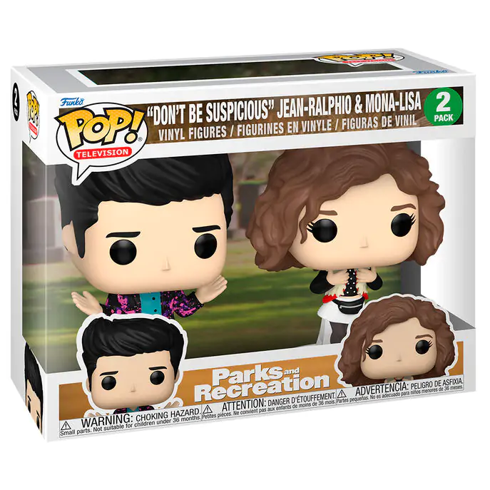 Blister 2 figurki Funko POP Parks and Recreation Dont Be Suspicious Jean-Ralphio & Mona-Lisa zdjęcie produktu