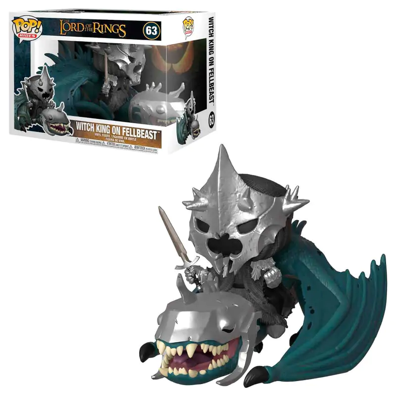 Lord of the Rings POP! Rides Figurka Vinyl Król Nazgûli & Fellbeast 15 cm zdjęcie produktu