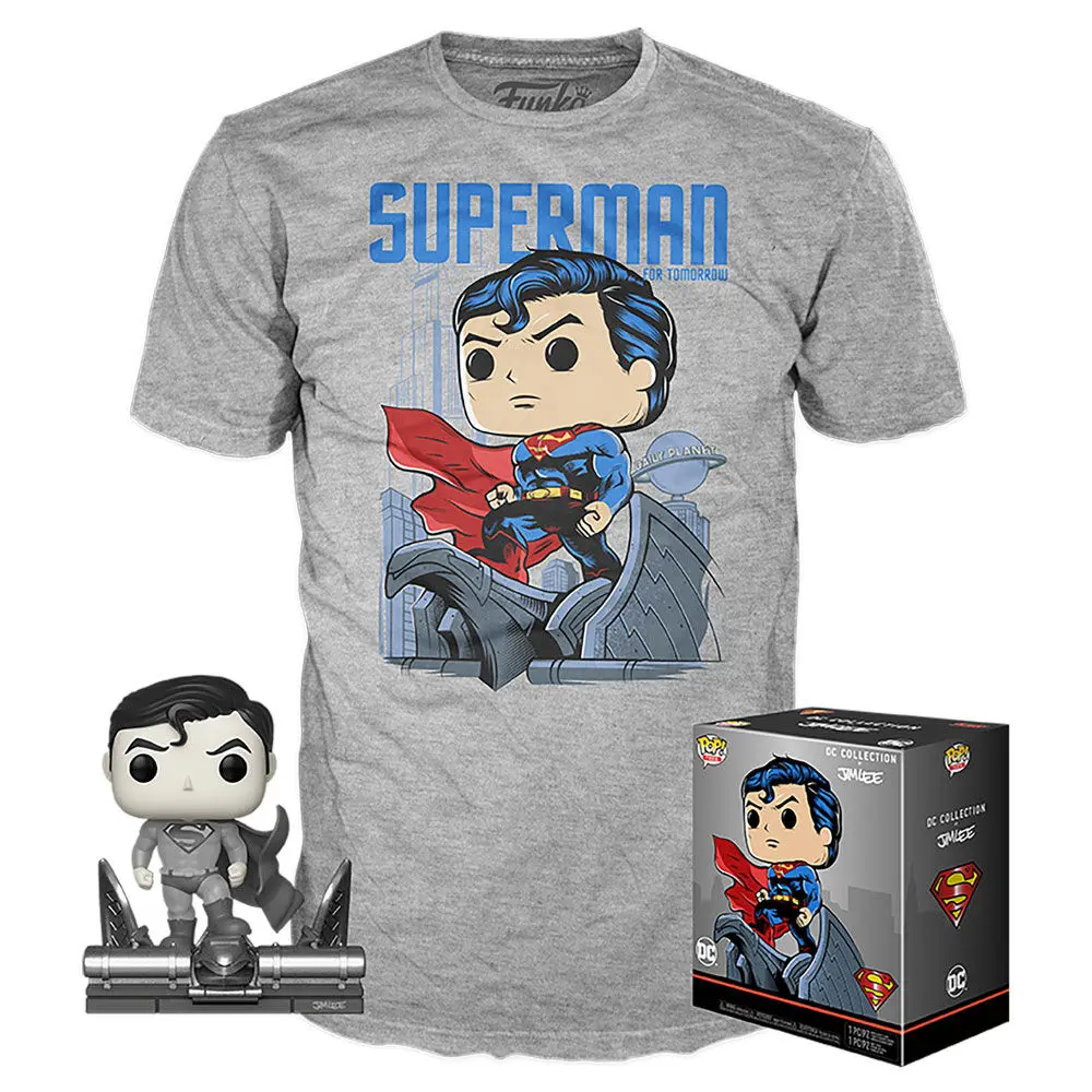 Funko POP & Tee DC Comics Jim Lee Superman figurka i koszulka w pudełku zdjęcie produktu