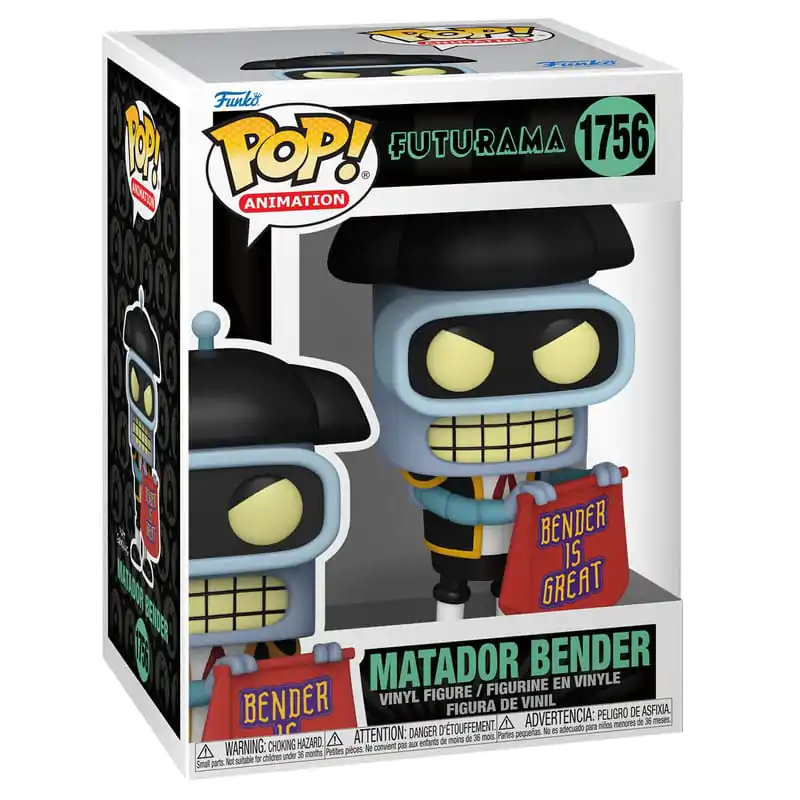 Futurama Pop! Animation Figurka winylowa Bender (Matador) 9 cm zdjęcie produktu