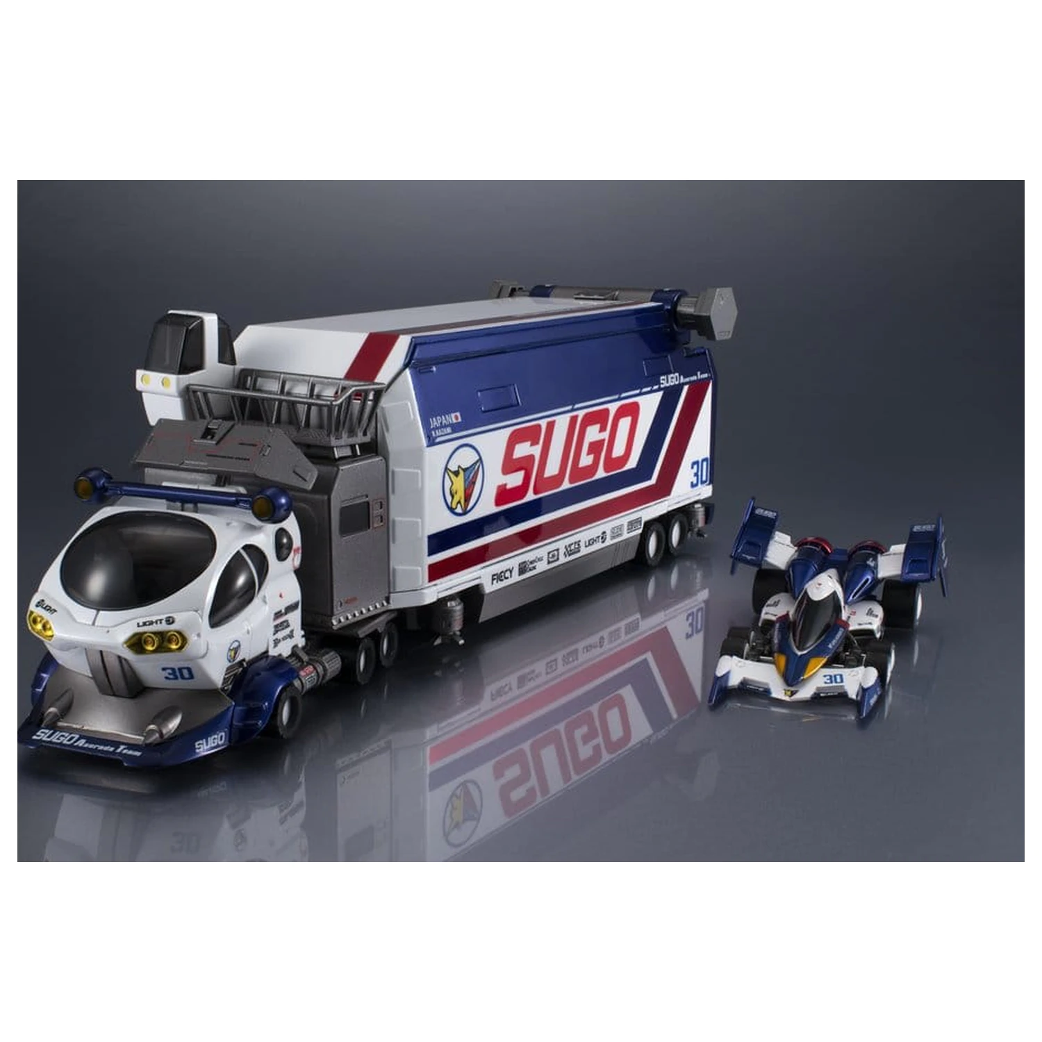 Future GPX Cyber Formula Collection Vehicles Zestaw 2 Sugolegerd 10V5000 i Super Asurada 01 Circuit Mode -Heritage Edition- DX 22 cm (z prezentem) zdjęcie produktu