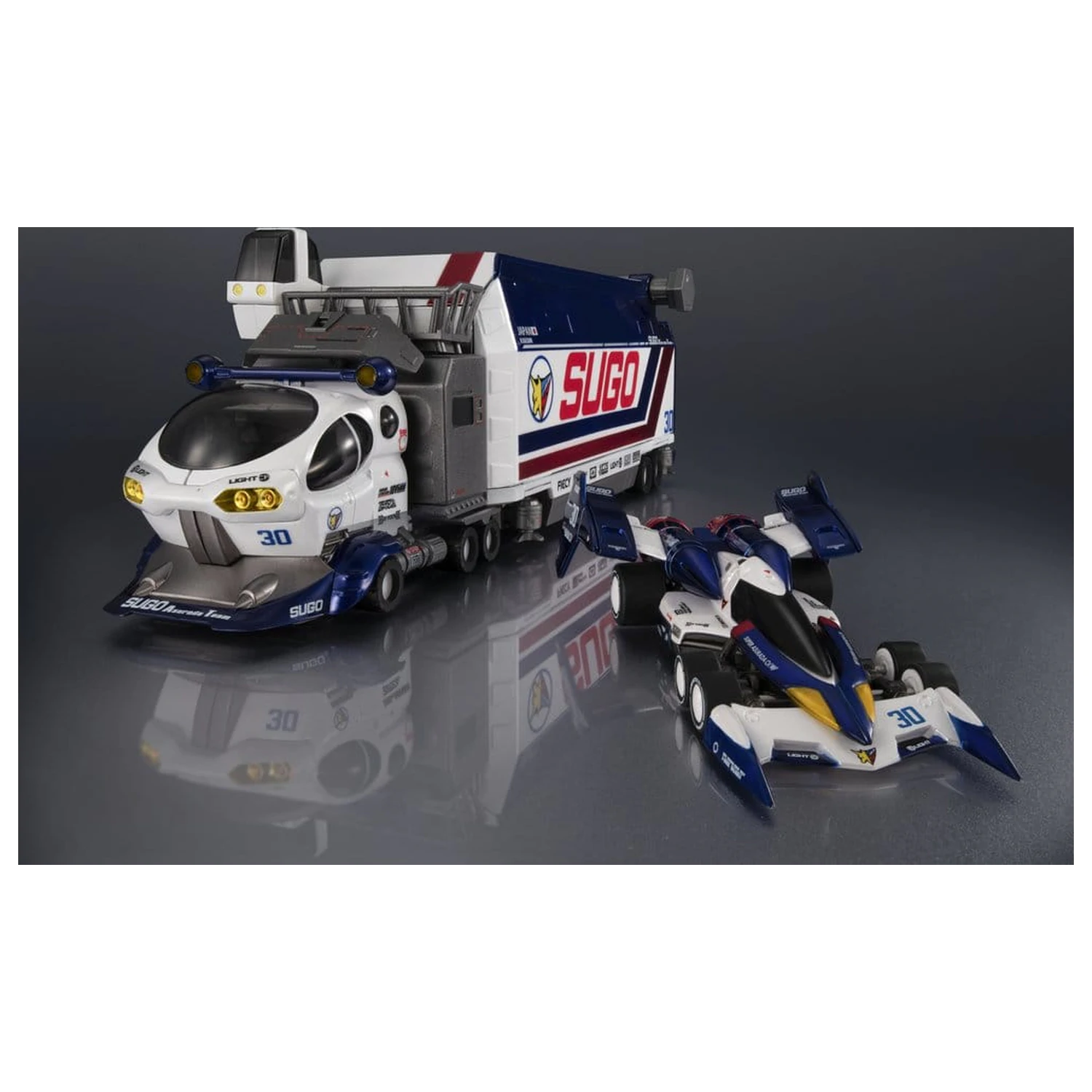 Future GPX Cyber Formula Collection Vehicles Zestaw 2 Sugolegerd 10V5000 i Super Asurada 01 Circuit Mode -Heritage Edition- DX 22 cm (z prezentem) zdjęcie produktu