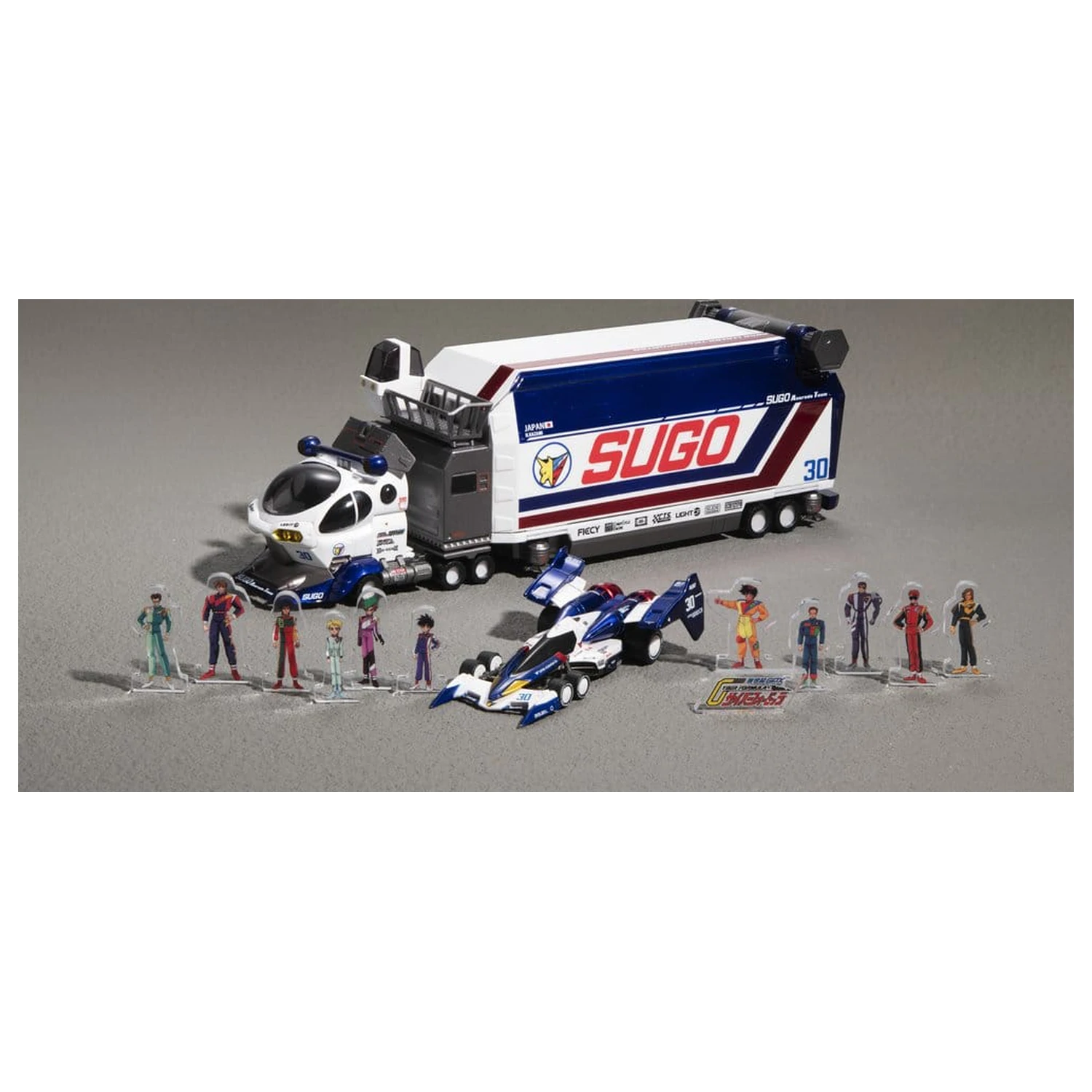 Future GPX Cyber Formula Collection Vehicles Zestaw 2 Sugolegerd 10V5000 i Super Asurada 01 Circuit Mode -Heritage Edition- DX 22 cm (z prezentem) zdjęcie produktu