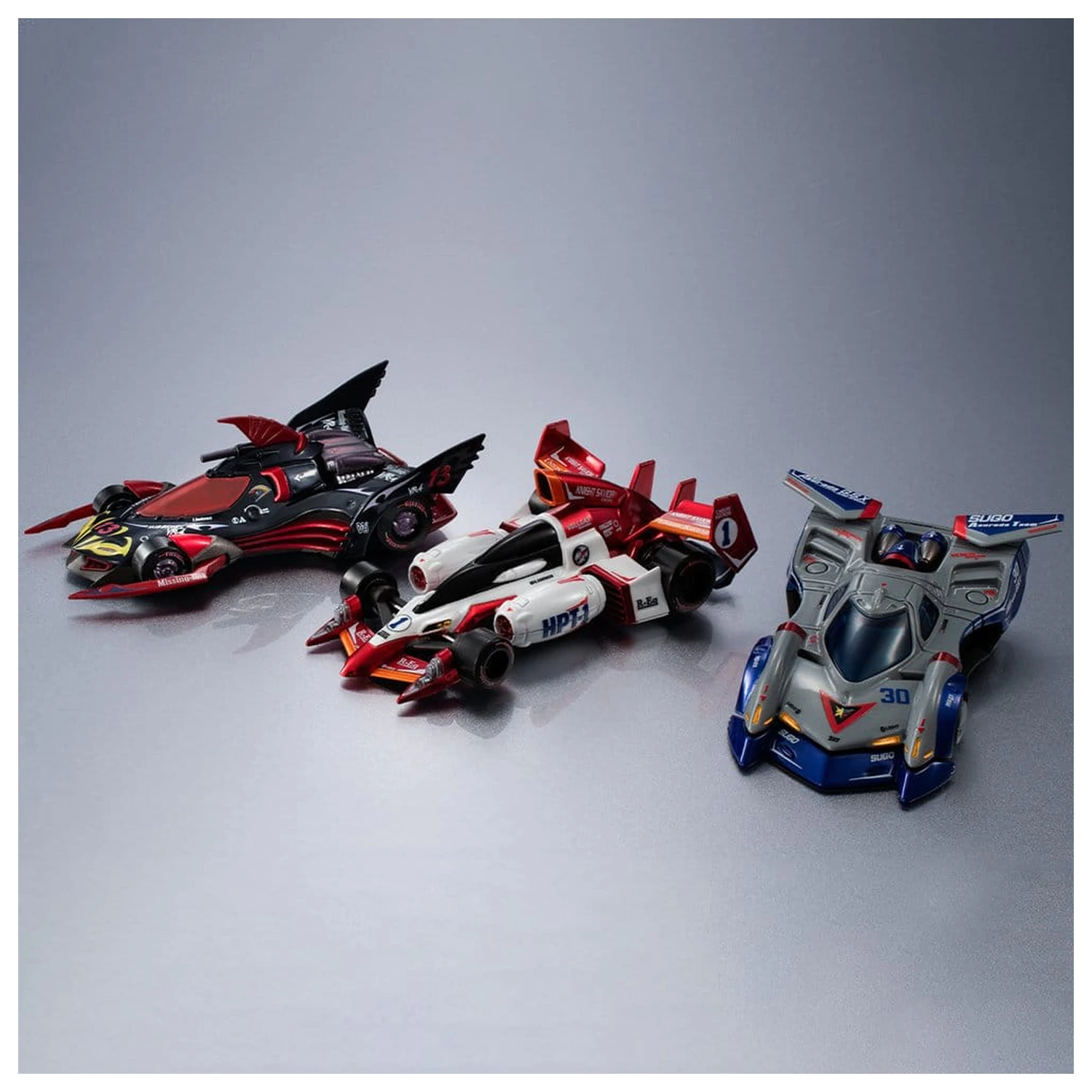 Future GPX Cyber Formula Cyber Formula Collection -Heritage Edition- Zestaw pojazdów 3-pak Asurada G.S.X Aero Mode i Knight Savior 005 i Missionel VR-4 zdjęcie produktu