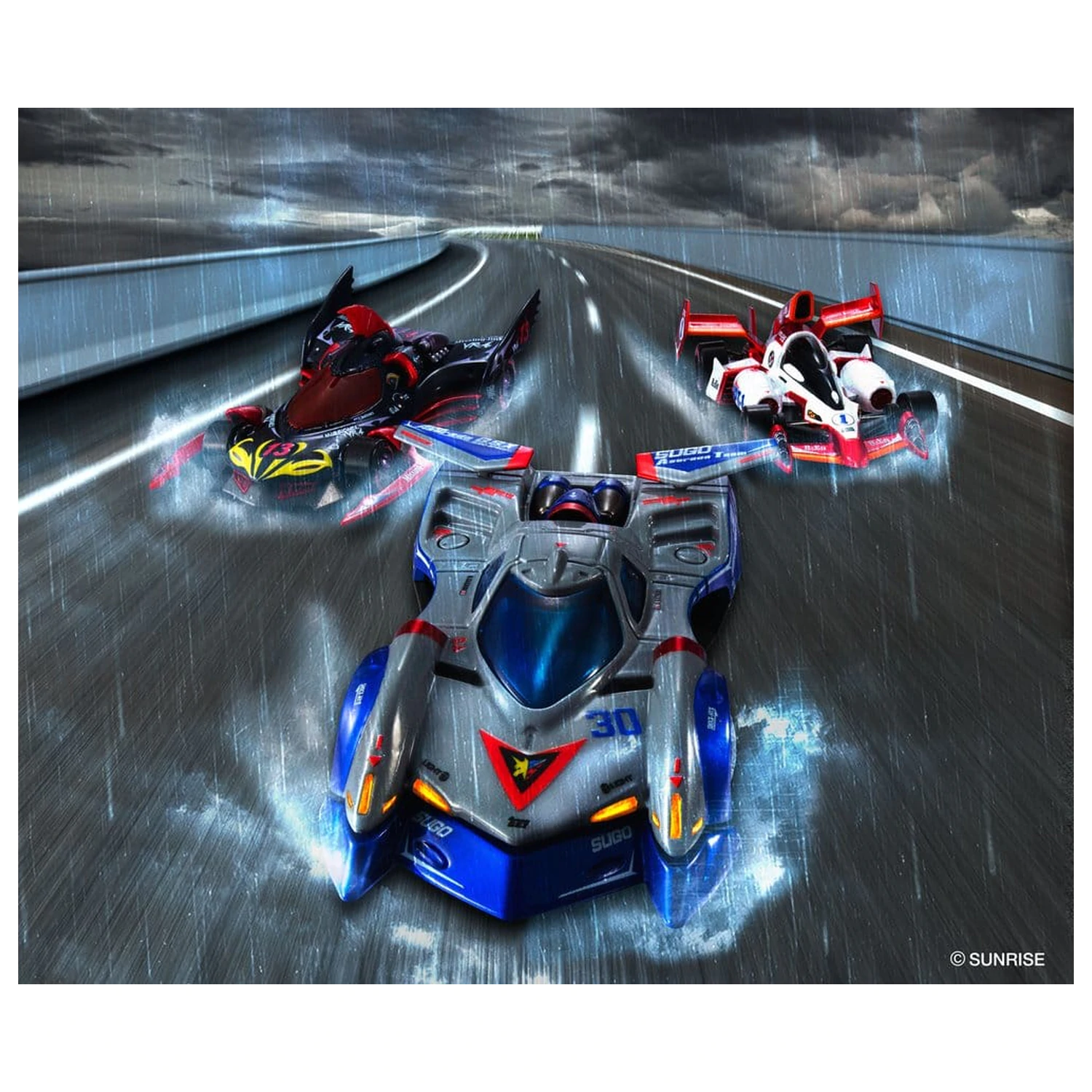 Future GPX Cyber Formula Cyber Formula Collection -Heritage Edition- Zestaw pojazdów 3-pak Asurada G.S.X Aero Mode i Knight Savior 005 i Missionel VR-4 zdjęcie produktu