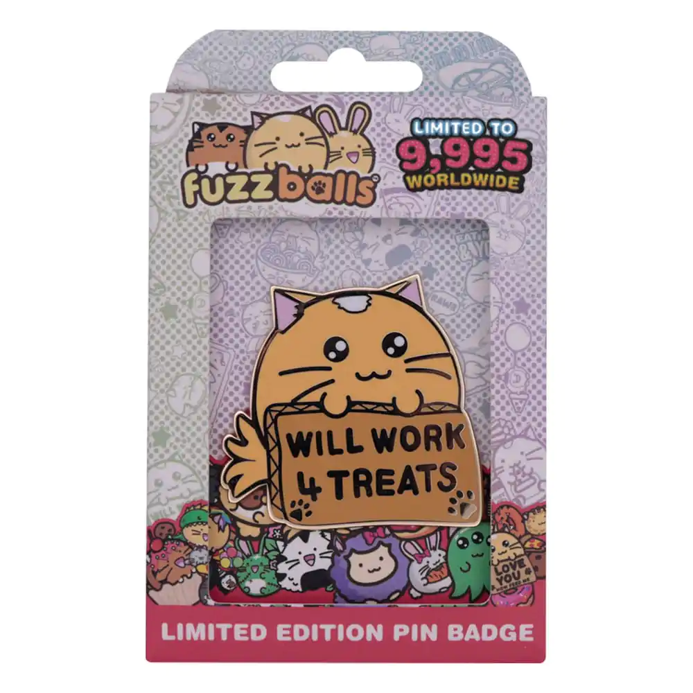 Fuzzballs Pin Odznaka Whisky Will Work 4 Treats Edycja Limitowana zdjęcie produktu