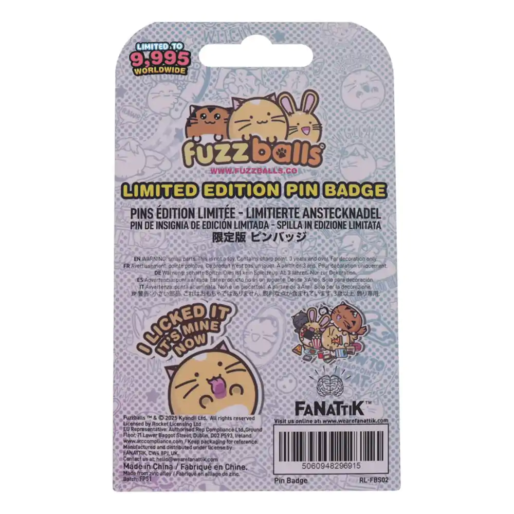 Fuzzballs Pin Odznaka Whisky Will Work 4 Treats Edycja Limitowana zdjęcie produktu