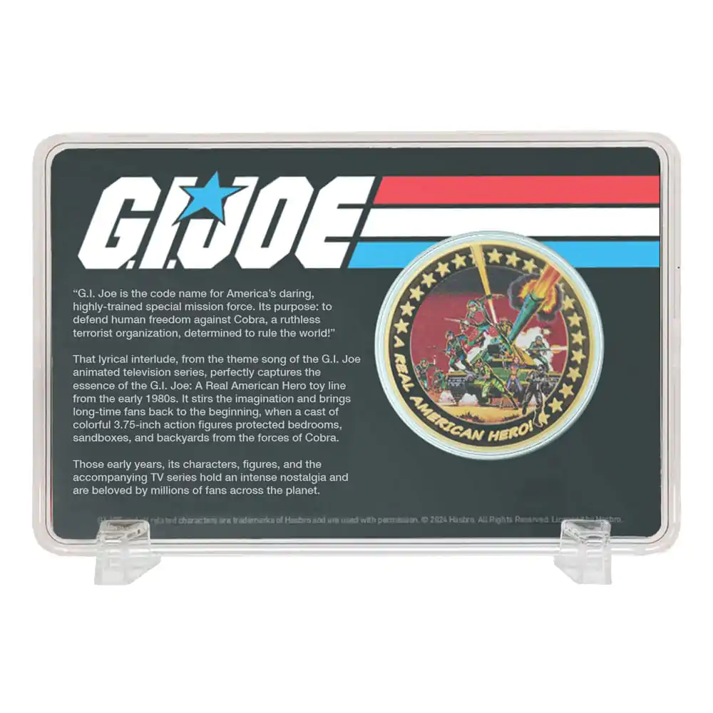 G.I. Joe Collectable Coin A Real American Hero 60th Anniversary Platerowany 24-karatowym złotem Limited Edition zdjęcie produktu