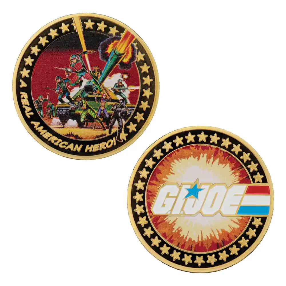 G.I. Joe Collectable Coin A Real American Hero 60th Anniversary Platerowany 24-karatowym złotem Limited Edition zdjęcie produktu