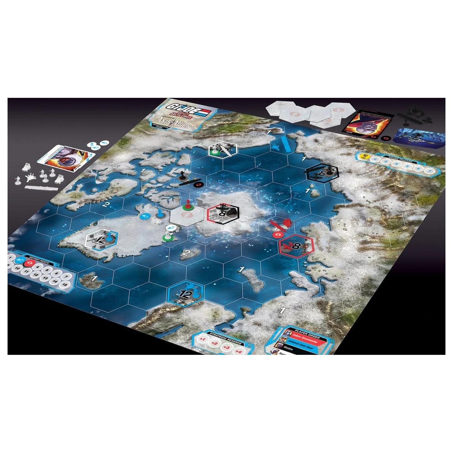 G.I. Joe gra planszowa Battle for the Arctic Circle napędzana Axis & Allies *Wersja angielska* zdjęcie produktu