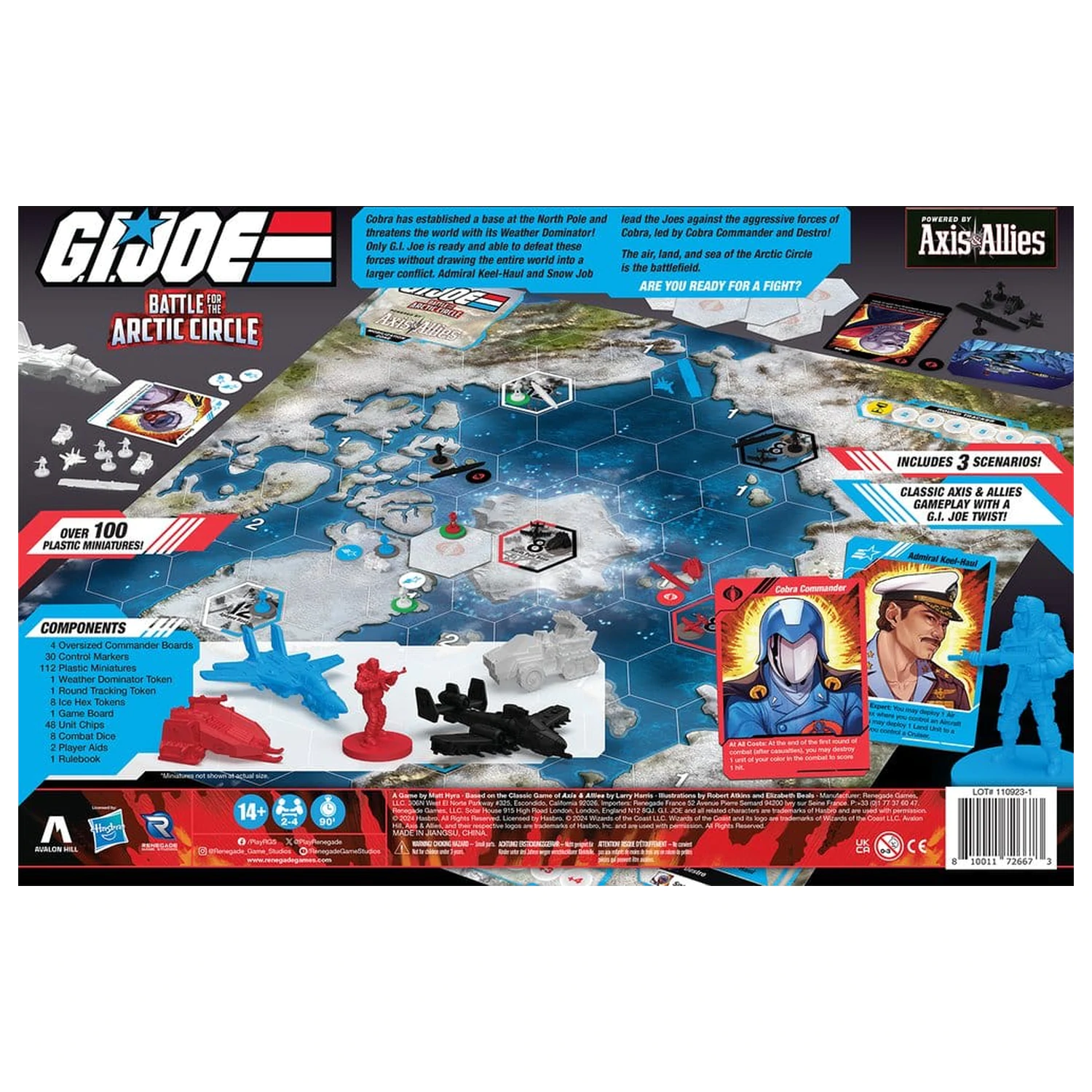 G.I. Joe gra planszowa Battle for the Arctic Circle napędzana Axis & Allies *Wersja angielska* zdjęcie produktu