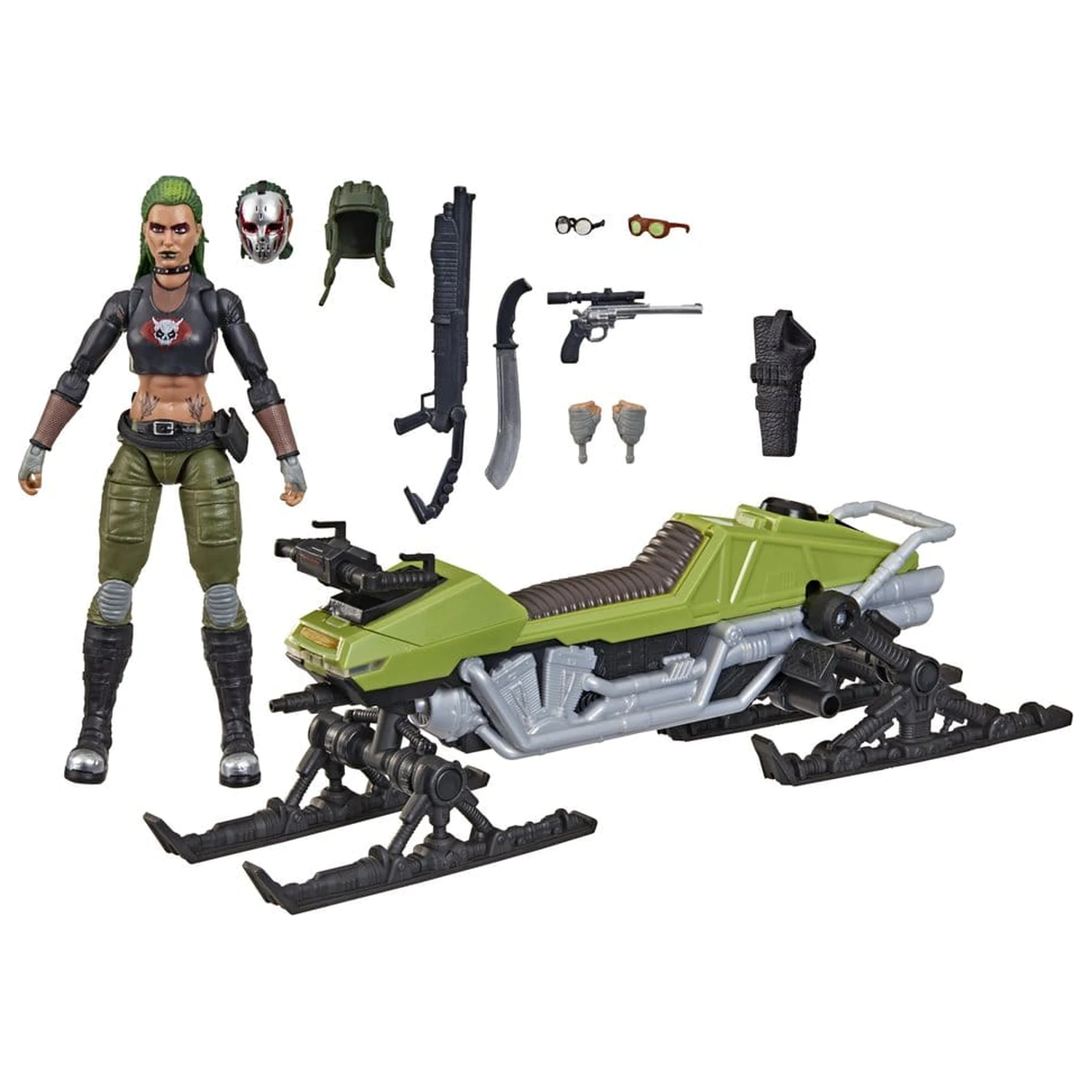G.I. Joe Classified Series figurka akcji i zestaw pojazdu #194 Zanya i Dreadnok Chameleon (Swamp Skier) 15 cm zdjęcie produktu