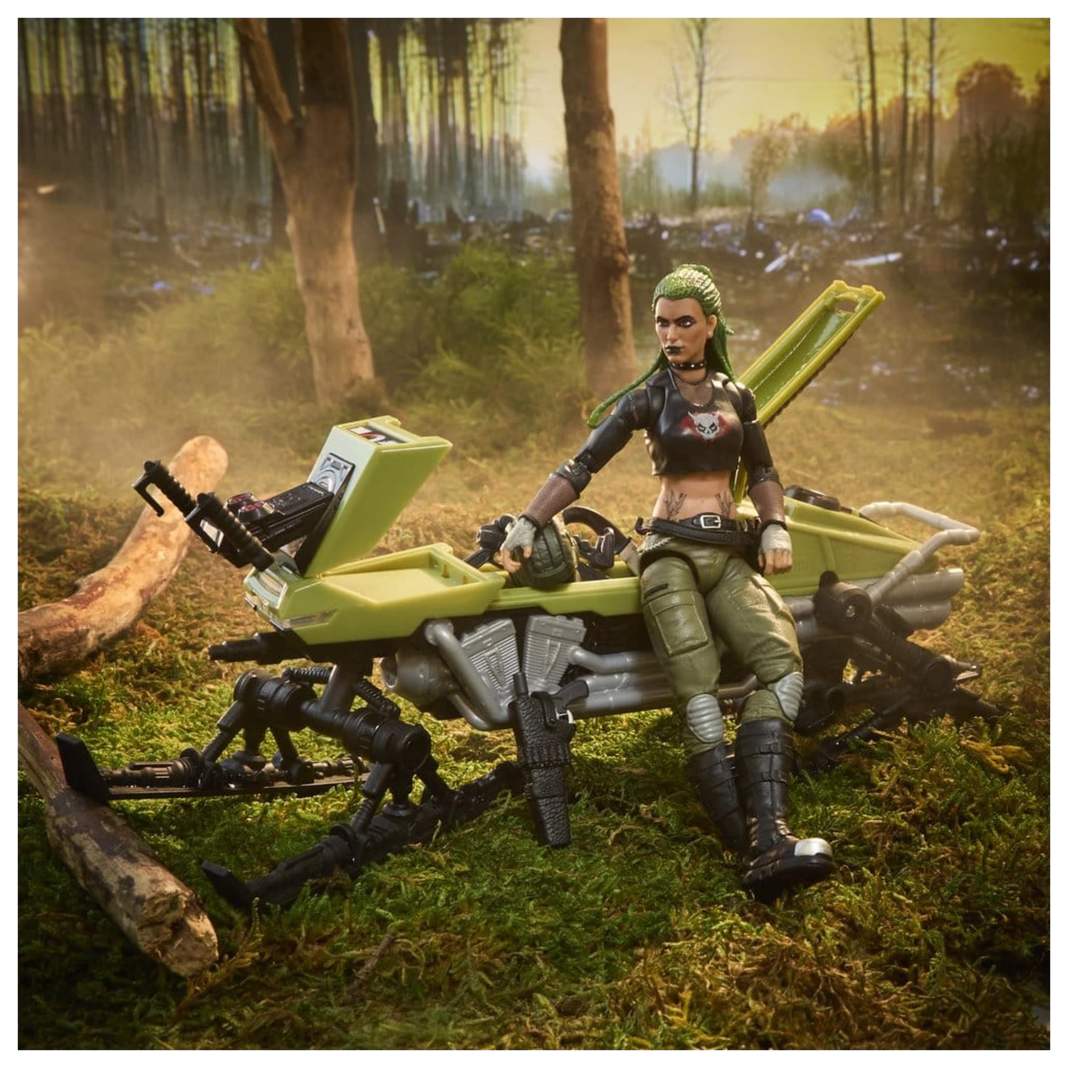 G.I. Joe Classified Series figurka akcji i zestaw pojazdu #194 Zanya i Dreadnok Chameleon (Swamp Skier) 15 cm zdjęcie produktu
