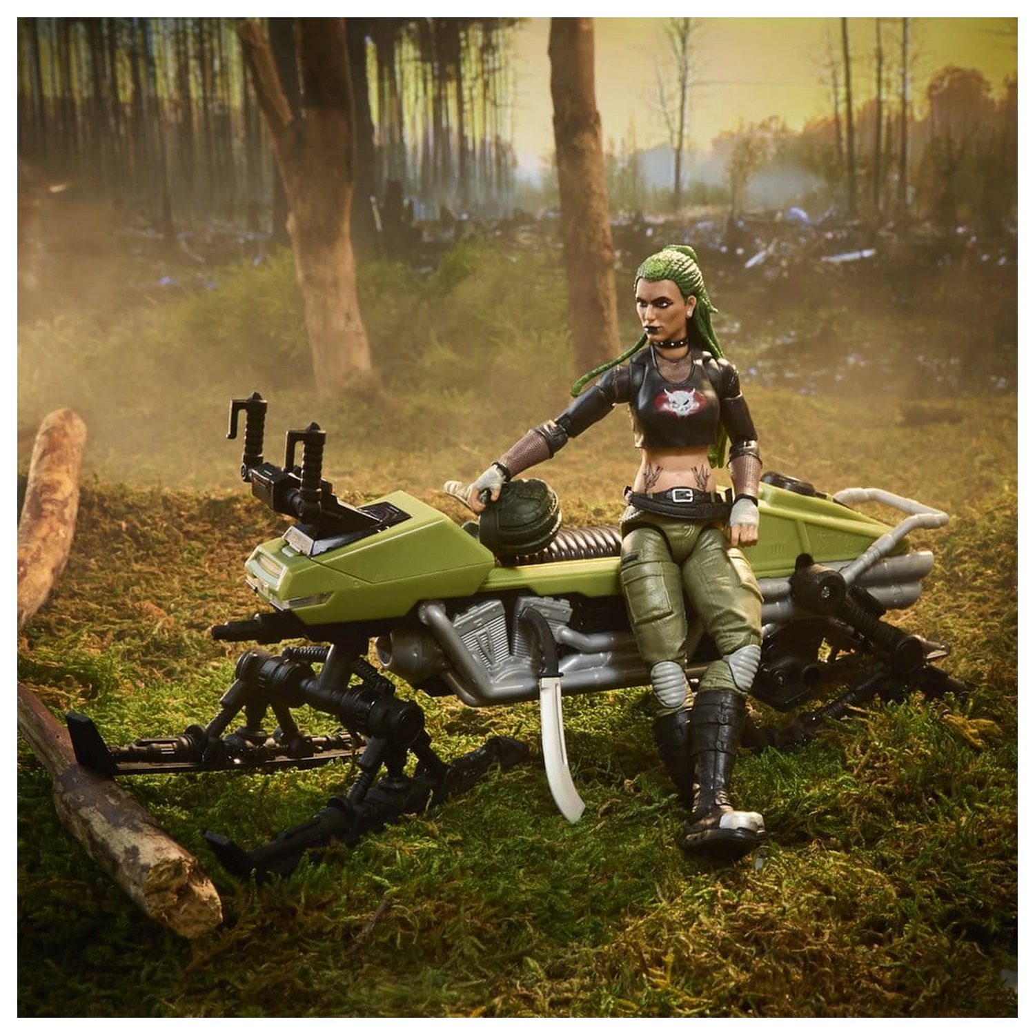 G.I. Joe Classified Series figurka akcji i zestaw pojazdu #194 Zanya i Dreadnok Chameleon (Swamp Skier) 15 cm zdjęcie produktu