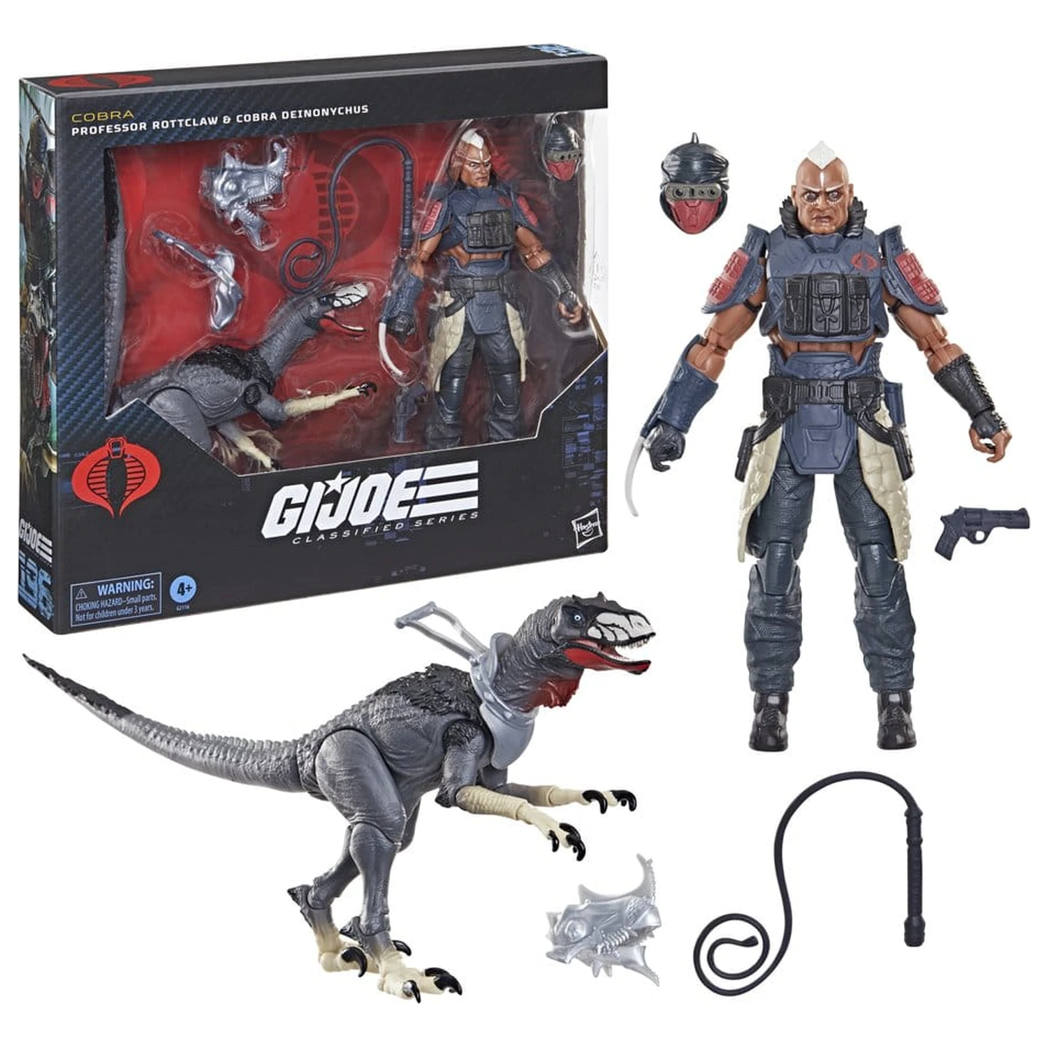 G.I. Joe Classified Series figurka akcji 2-pak #196 Professor Rottclaw & Cobra Deinonychus 15 cm zdjęcie produktu