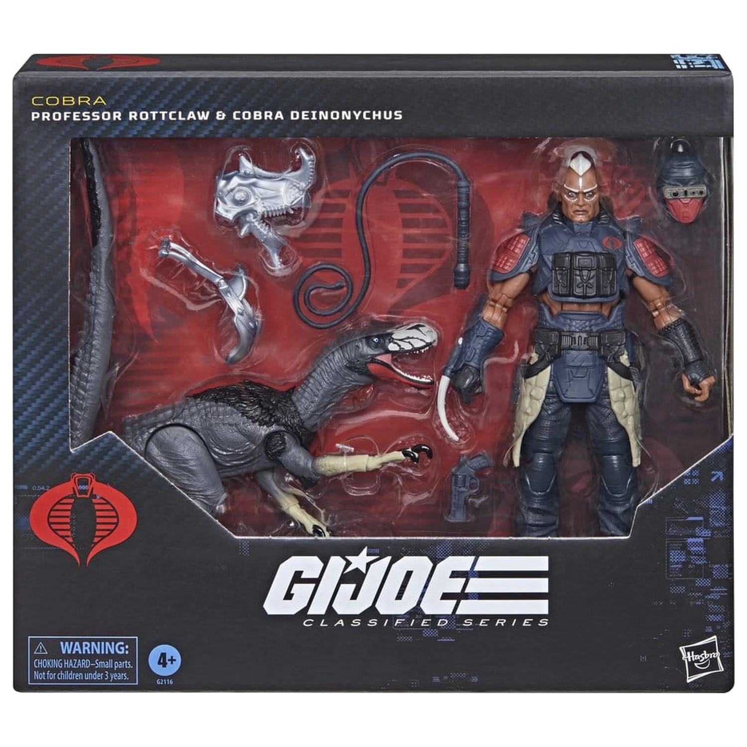 G.I. Joe Classified Series figurka akcji 2-pak #196 Professor Rottclaw & Cobra Deinonychus 15 cm zdjęcie produktu