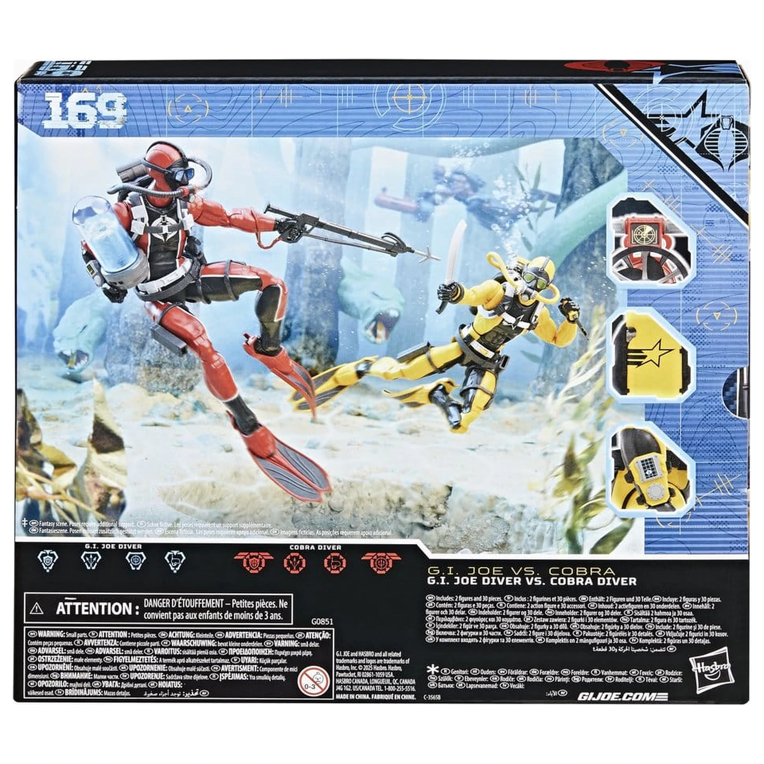 Figurka Akcji G.I. Joe Classified Series 2-Pak #169 G.I. Joe Diver vs. Cobra Diver 15 cm zdjęcie produktu