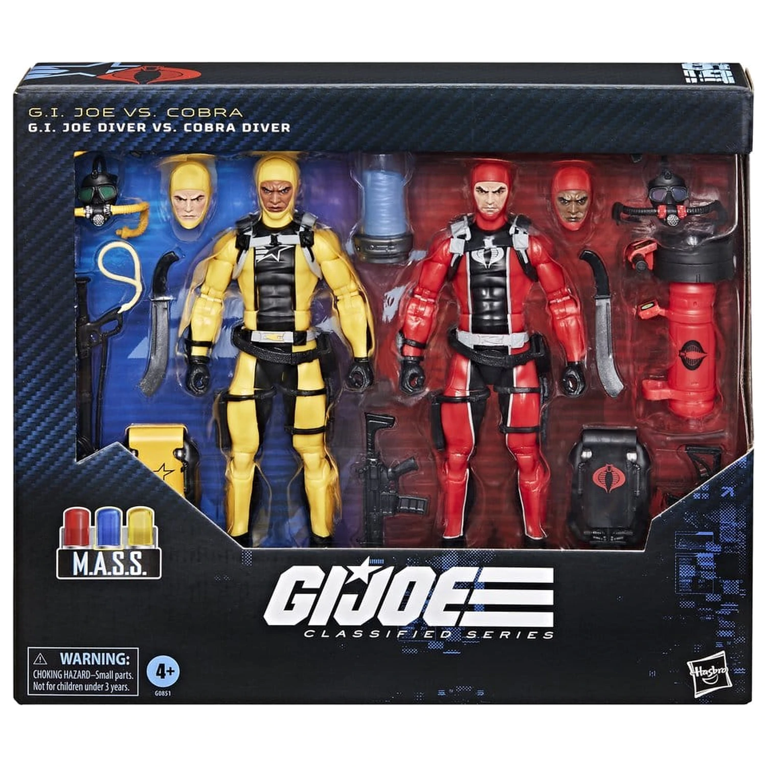 Figurka Akcji G.I. Joe Classified Series 2-Pak #169 G.I. Joe Diver vs. Cobra Diver 15 cm zdjęcie produktu
