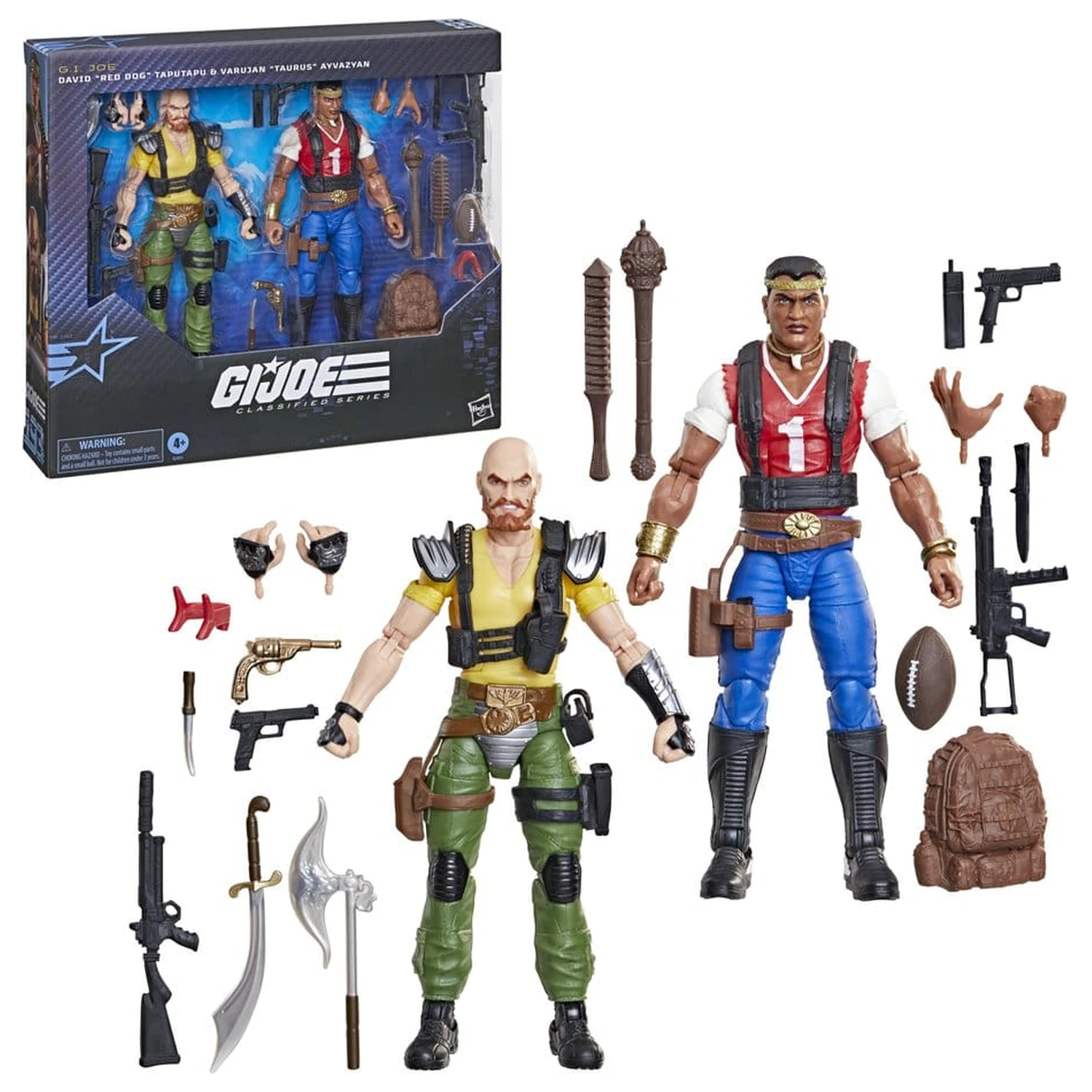 G.I. Joe Classified Series figurka akcji 2-Pack #193 David "Red Dog" Taputapu & Varujan "Taurus" Ayvazyan 15 cm zdjęcie produktu
