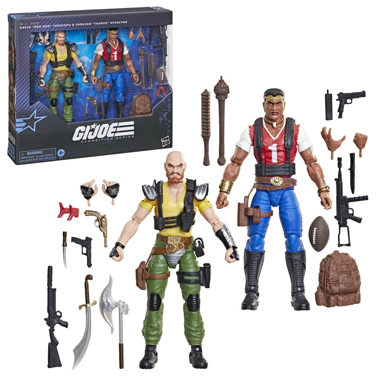 G.I. Joe Classified Series figurka akcji 2-Pack #193 David "Red Dog" Taputapu & Varujan "Taurus" Ayvazyan 15 cm zdjęcie produktu