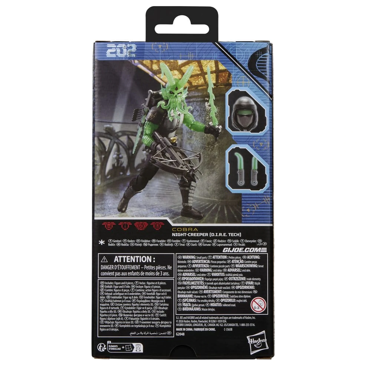 G.I. Joe Classified Series figurka akcji #202 Night-Creeper (D.I.R.E. Tech) 15 cm zdjęcie produktu