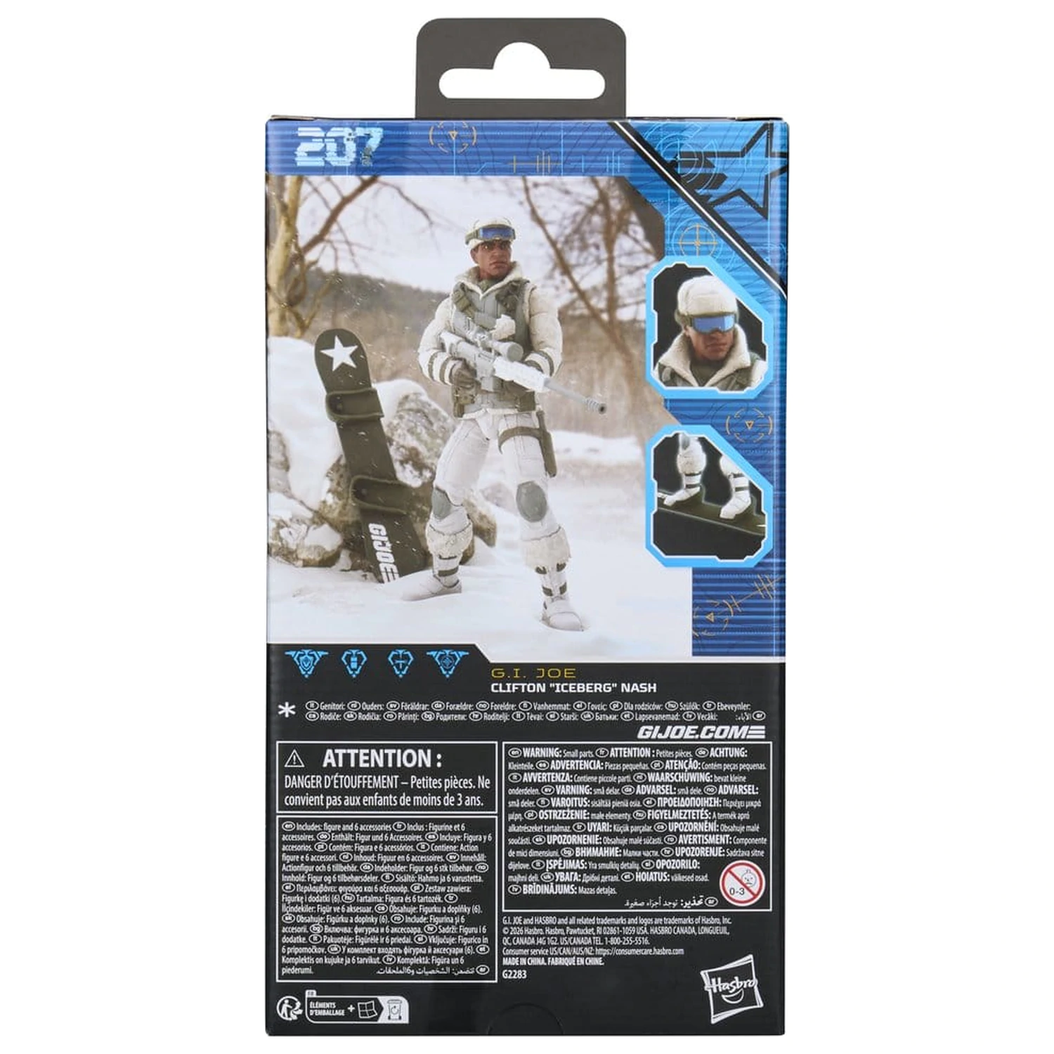 G.I. Joe Classified Series figurka akcji #207 Clifton "Iceberg" Nash 15 cm zdjęcie produktu