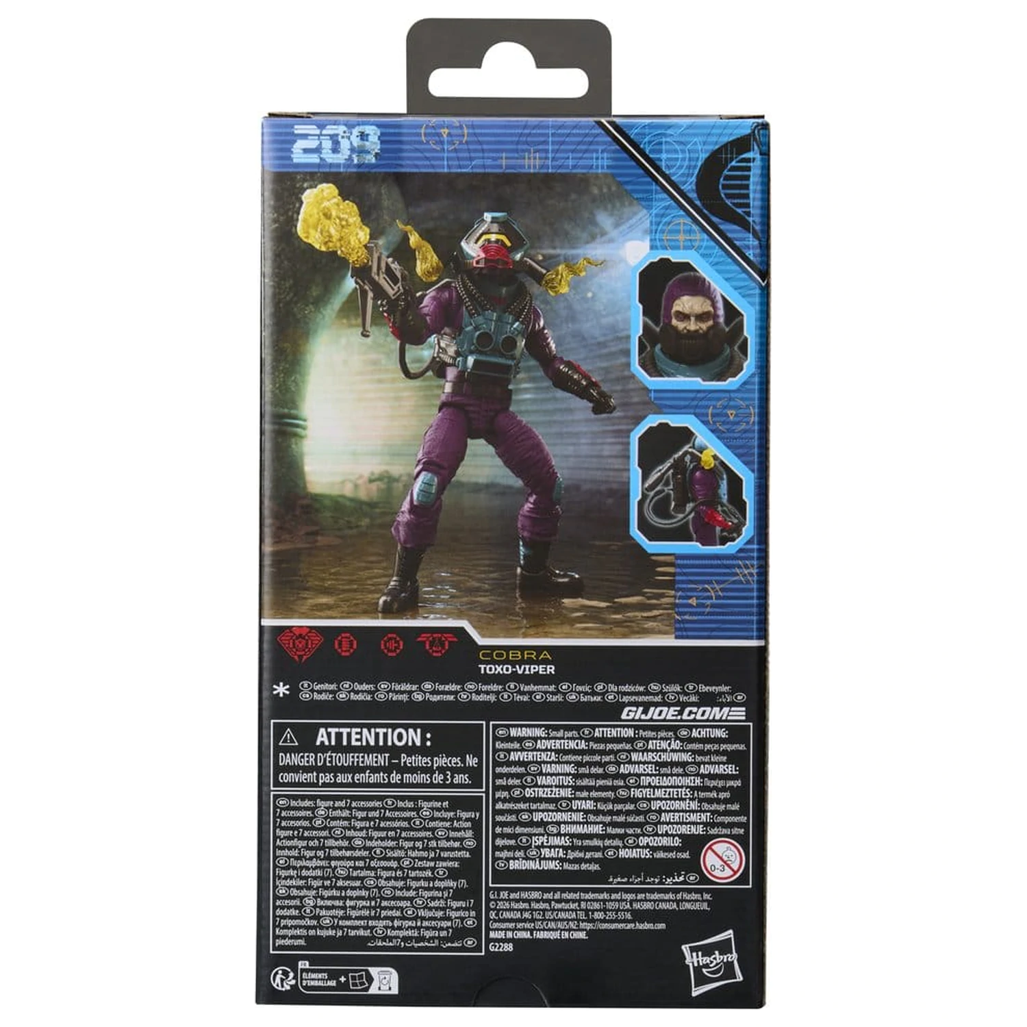 G.I. Joe Classified Series figurka akcji #209 Toxo-Viper 15 cm zdjęcie produktu