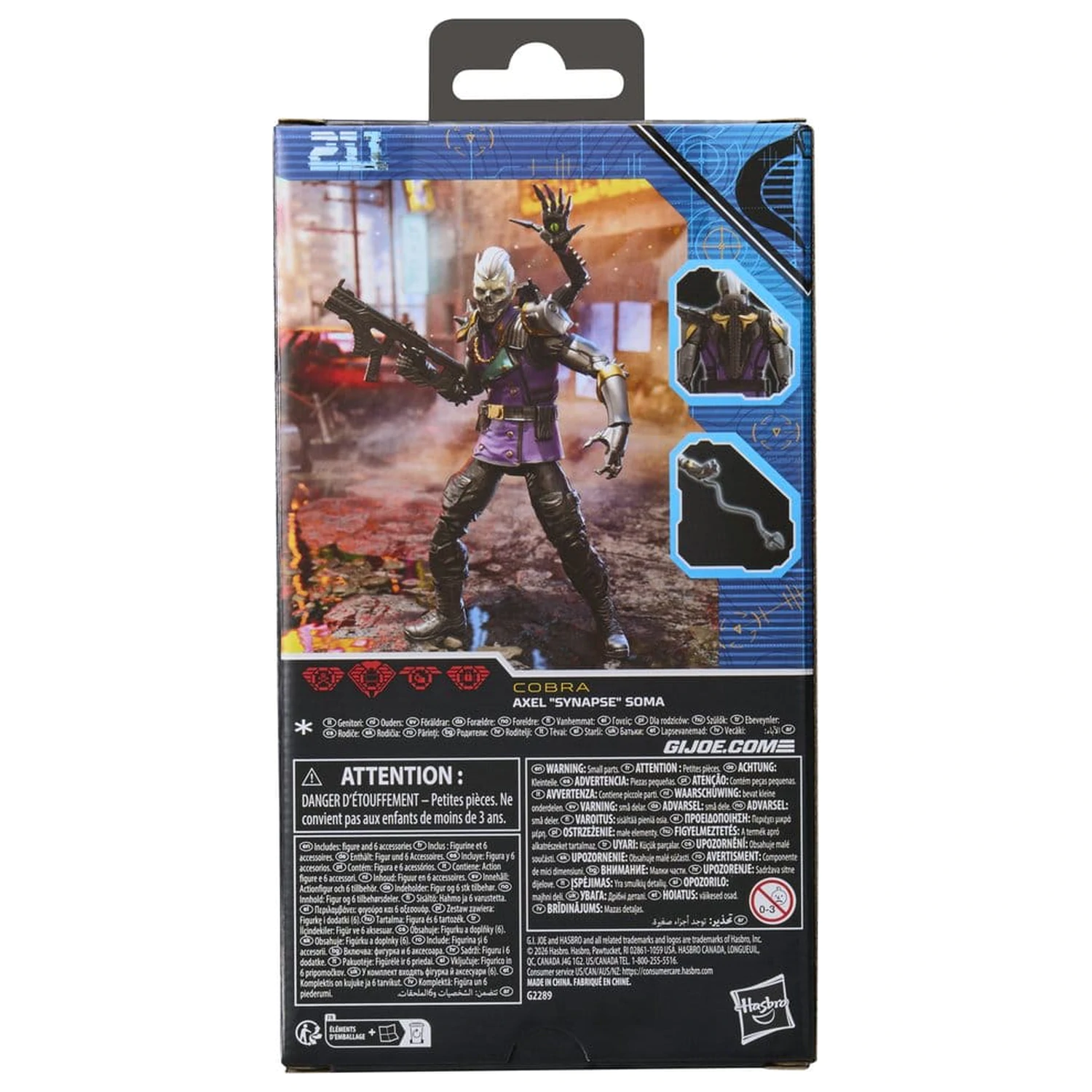 G.I. Joe Classified Series figurka akcji #211 Axel "Synapse" Soma 15 cm zdjęcie produktu