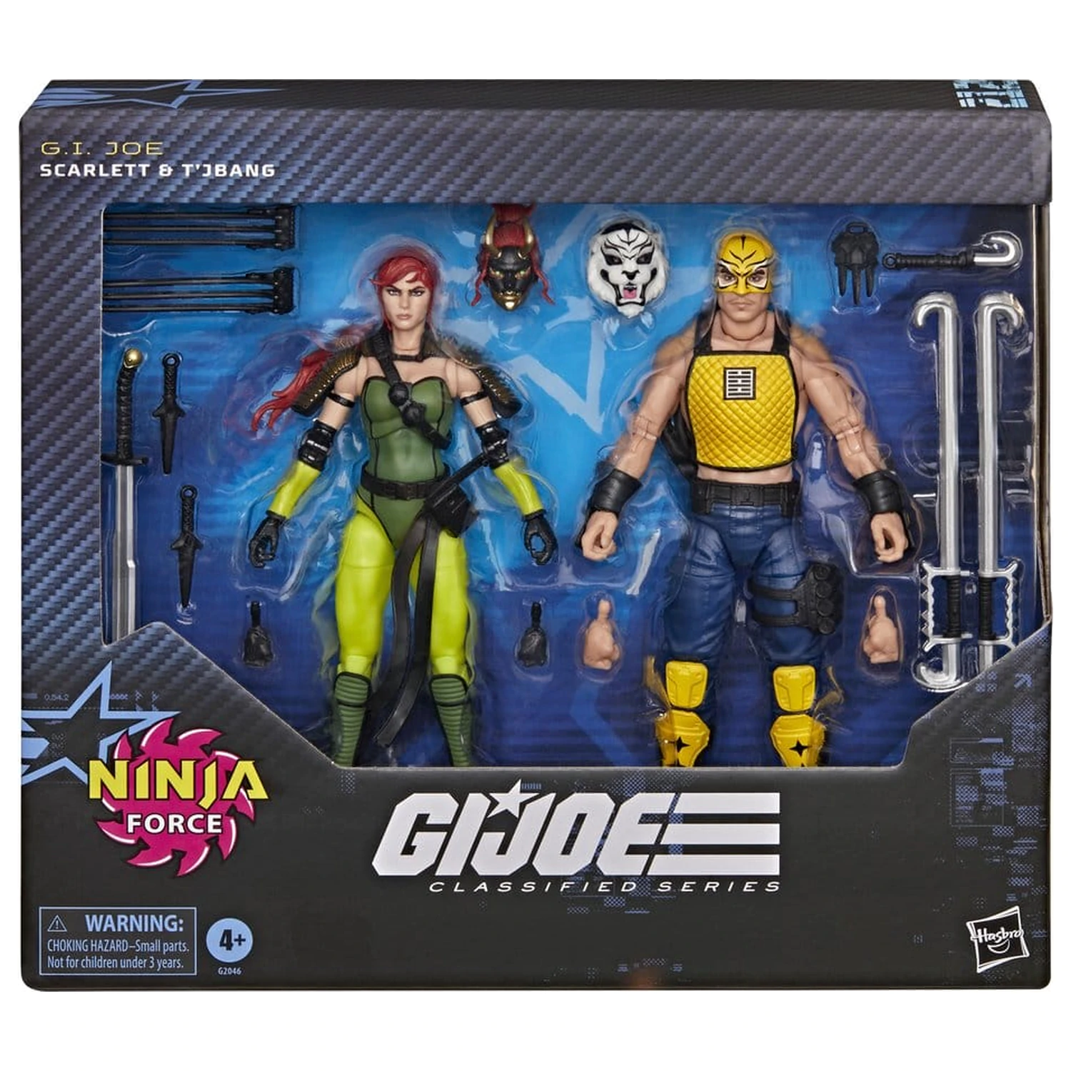 G.I. Joe Classified Series figurka akcji, zestaw 2 sztuk #212 Ninja Force Scarlett i T'Jbang 15 cm zdjęcie produktu