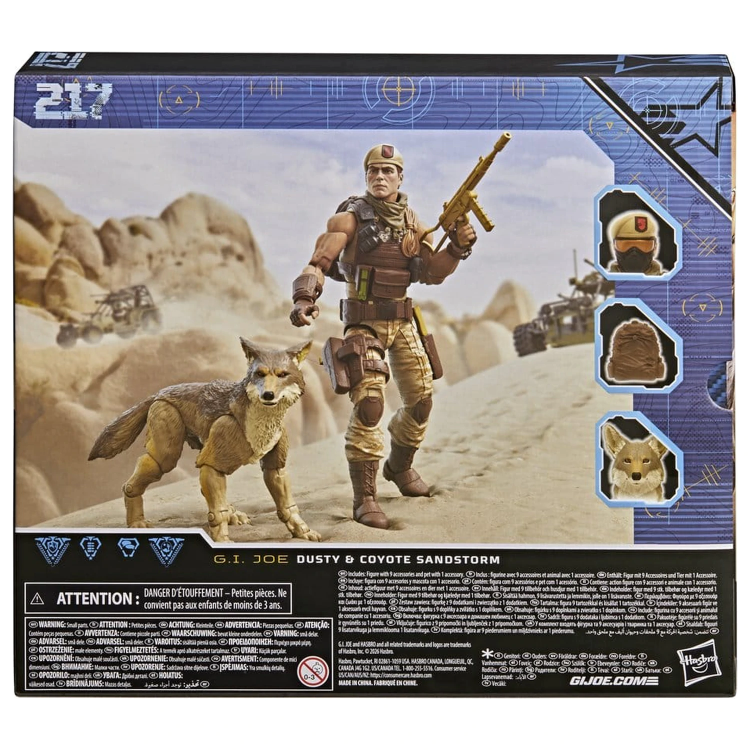 G.I. Joe Classified Series figurka akcji #217 Dusty & Coyote Sandstorm 15 cm zdjęcie produktu