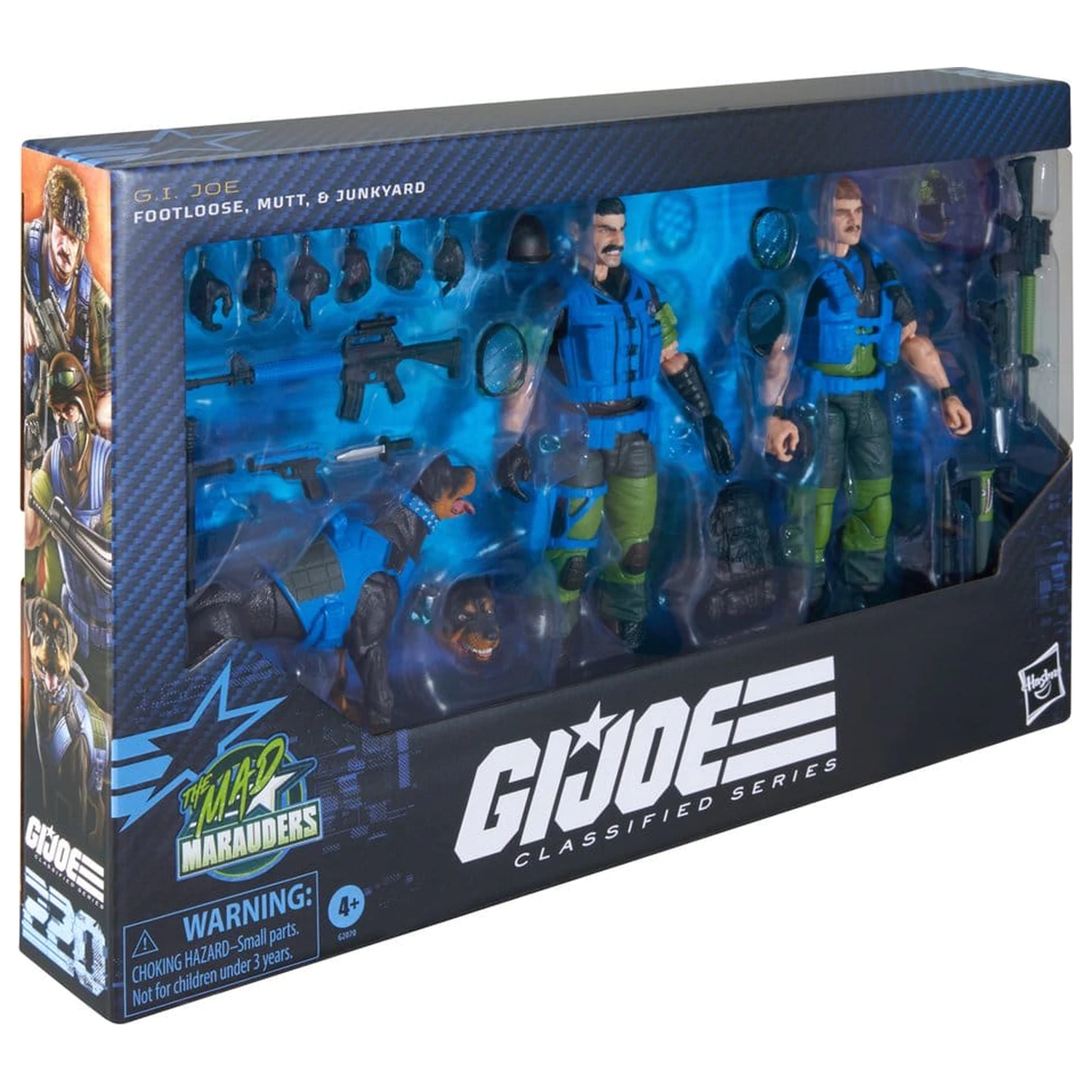 G.I. Joe Classified Series figurka akcji 3-pak #220 Mad Marauders: Footloose & Mutt & Junkyard 15 cm zdjęcie produktu