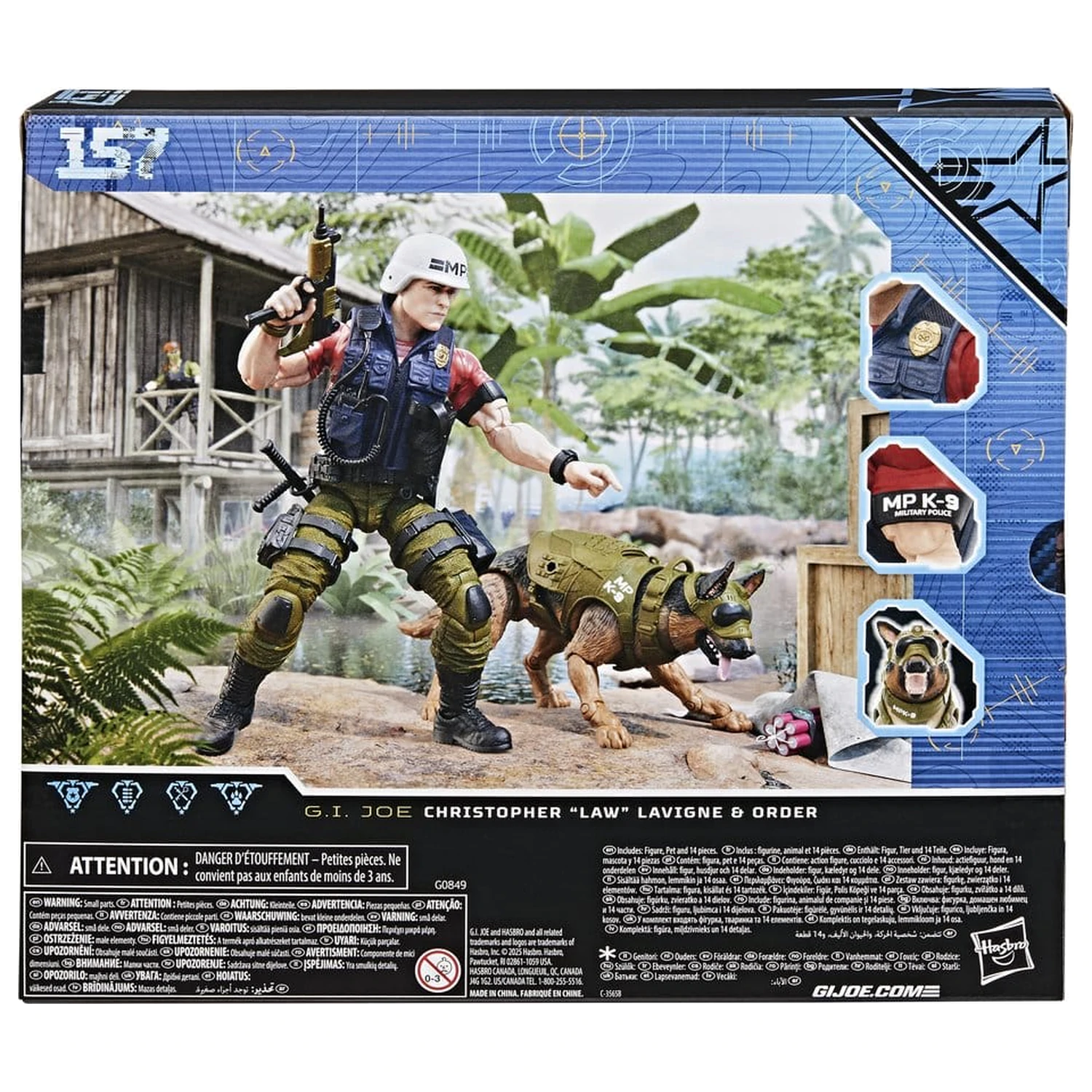 Figurka akcji G.I. Joe Classified Series numer 157 Christopher Law Lavigne i Order 15 cm zdjęcie produktu