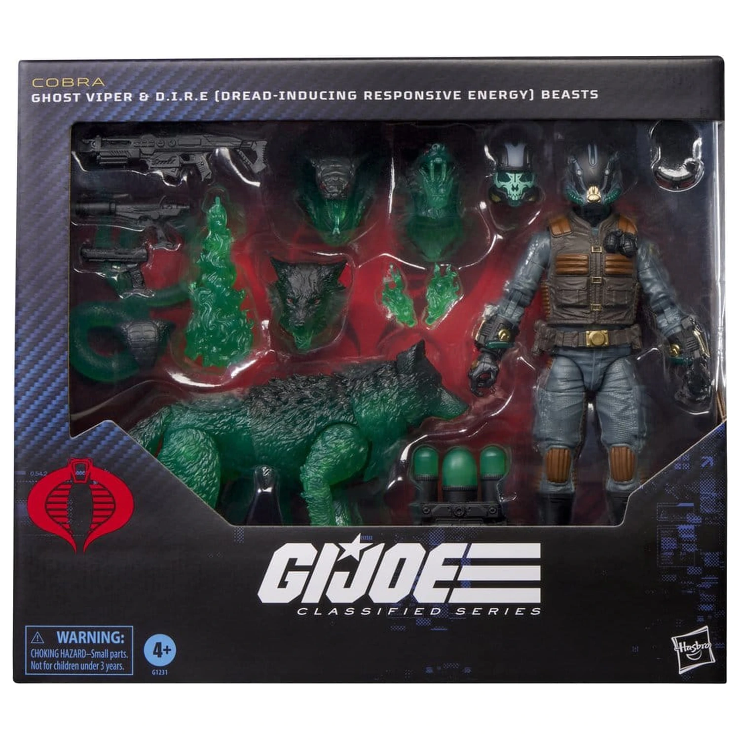 G.I. Joe Classified Series Figurka akcji #170 Ghost Viper & D.I.R.E. Beasts 15 cm zdjęcie produktu