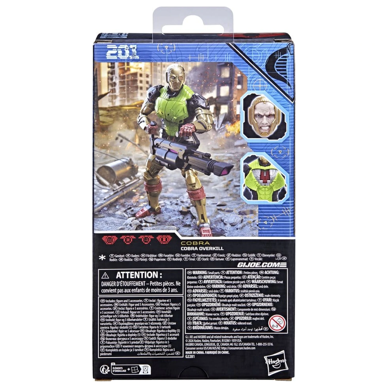 G.I. Joe Classified Series figurka akcji #201 Cobra Overkill 15 cm zdjęcie produktu