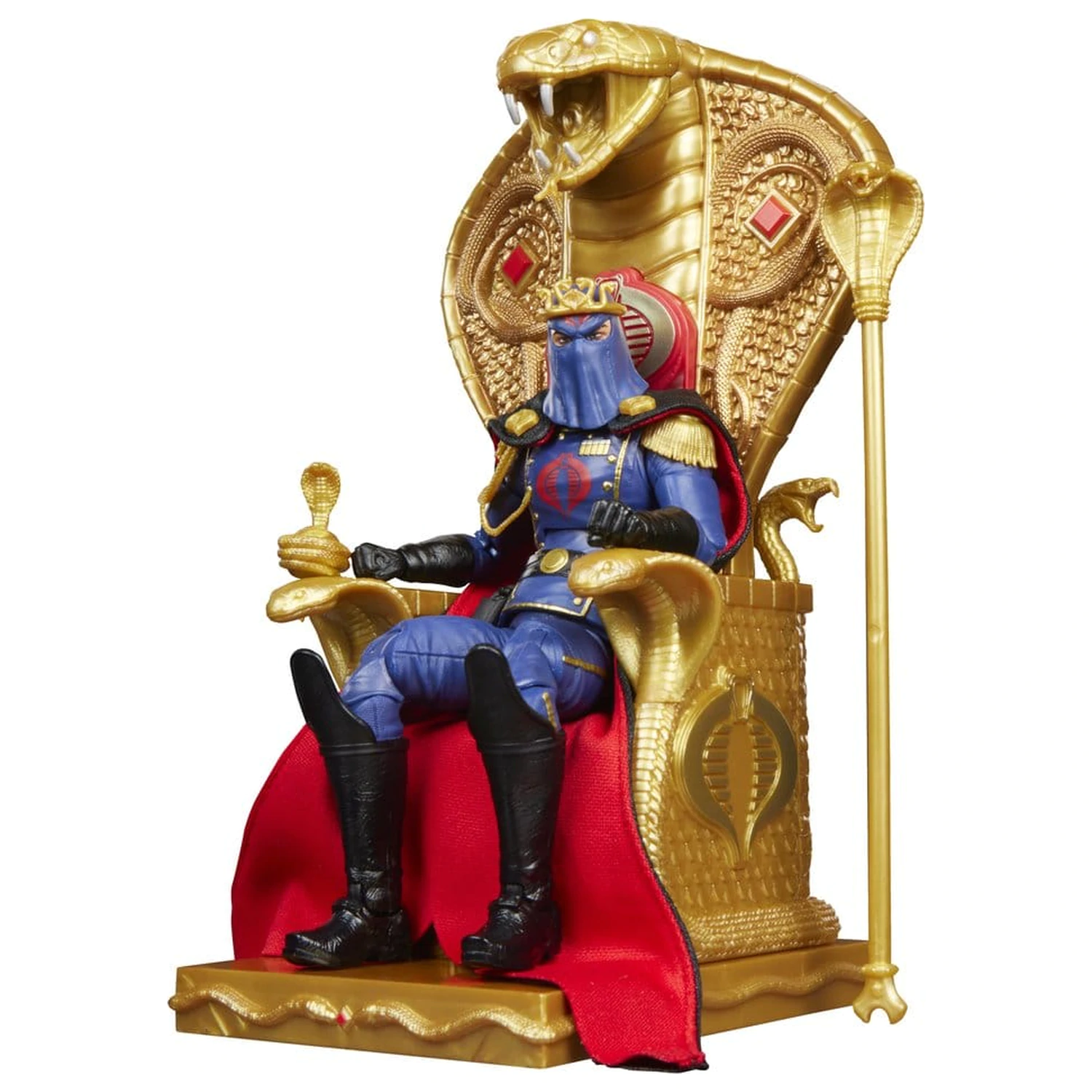 G.I. Joe Classified Series figurka akcji Cobra Commander w galowym mundurze i z tronem 15 cm zdjęcie produktu