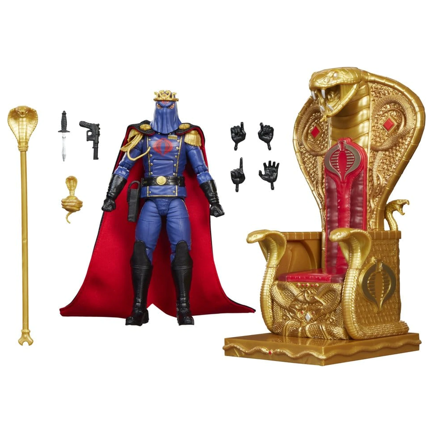 G.I. Joe Classified Series figurka akcji Cobra Commander w galowym mundurze i z tronem 15 cm zdjęcie produktu