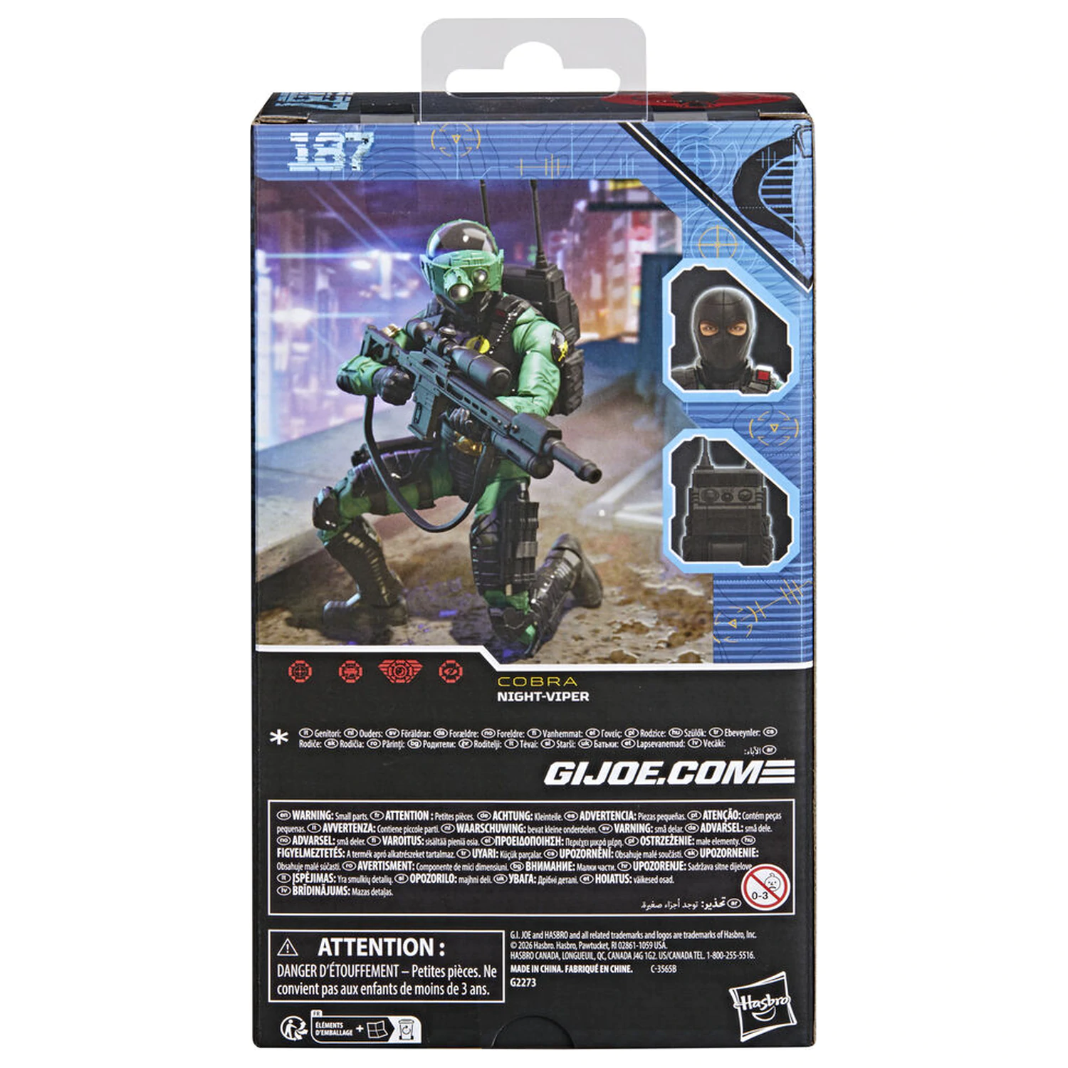 G.I. Joe Classified Series Cobra Night-Viper figurka 15cm zdjęcie produktu