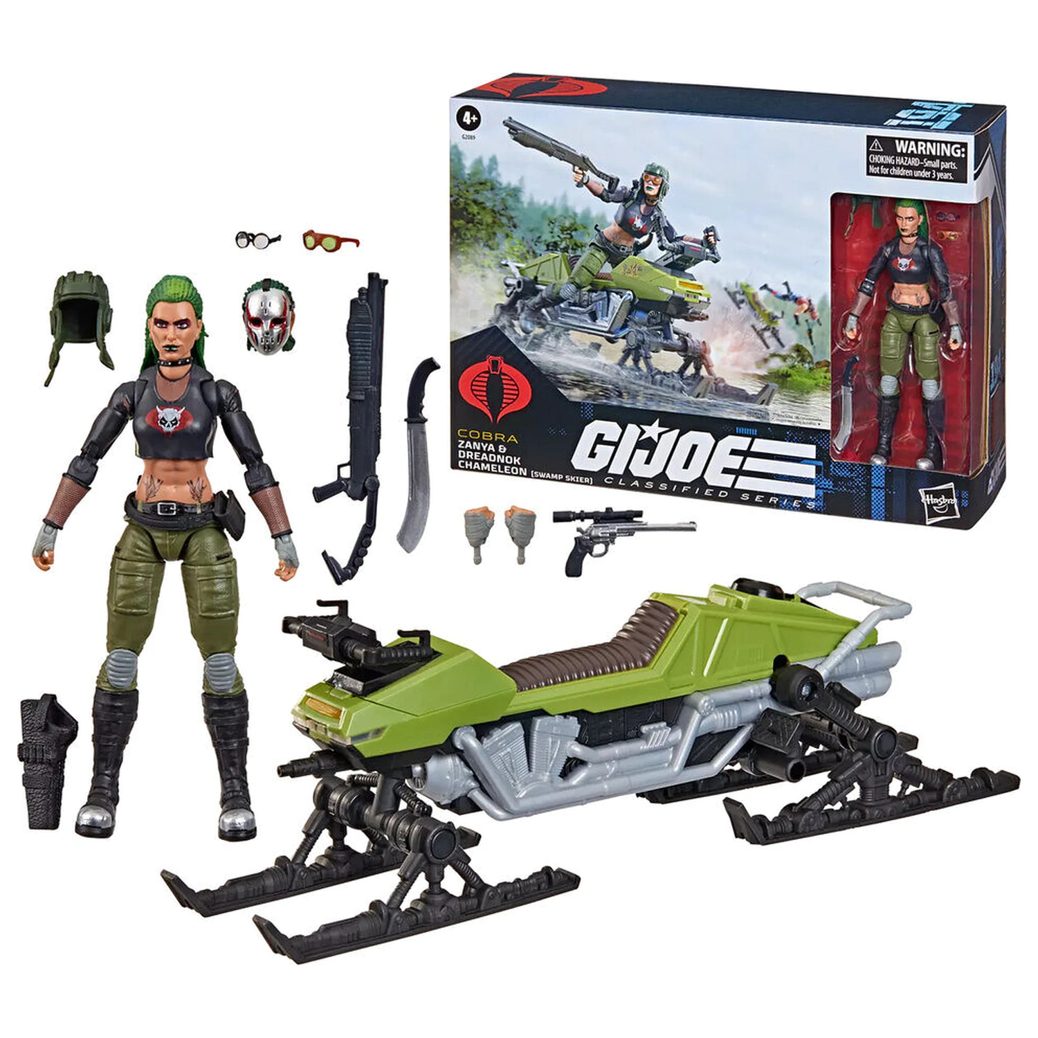 G.I. Joe Classified Series Cobra Zanya i Dreadnok Chameleon figurka 15cm zdjęcie produktu
